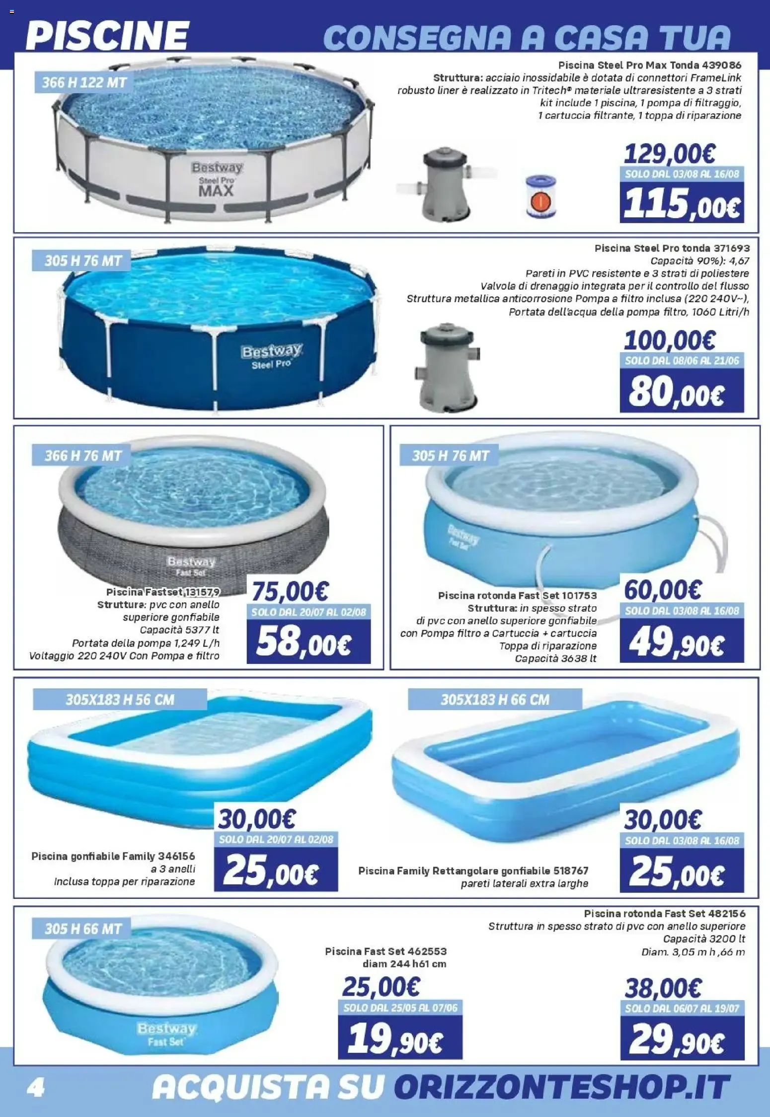 Orizzonte Sport e Mare Catalogo 2026 da 8 maggio a 27 settembre di 2026 - Pagina del volantino 4