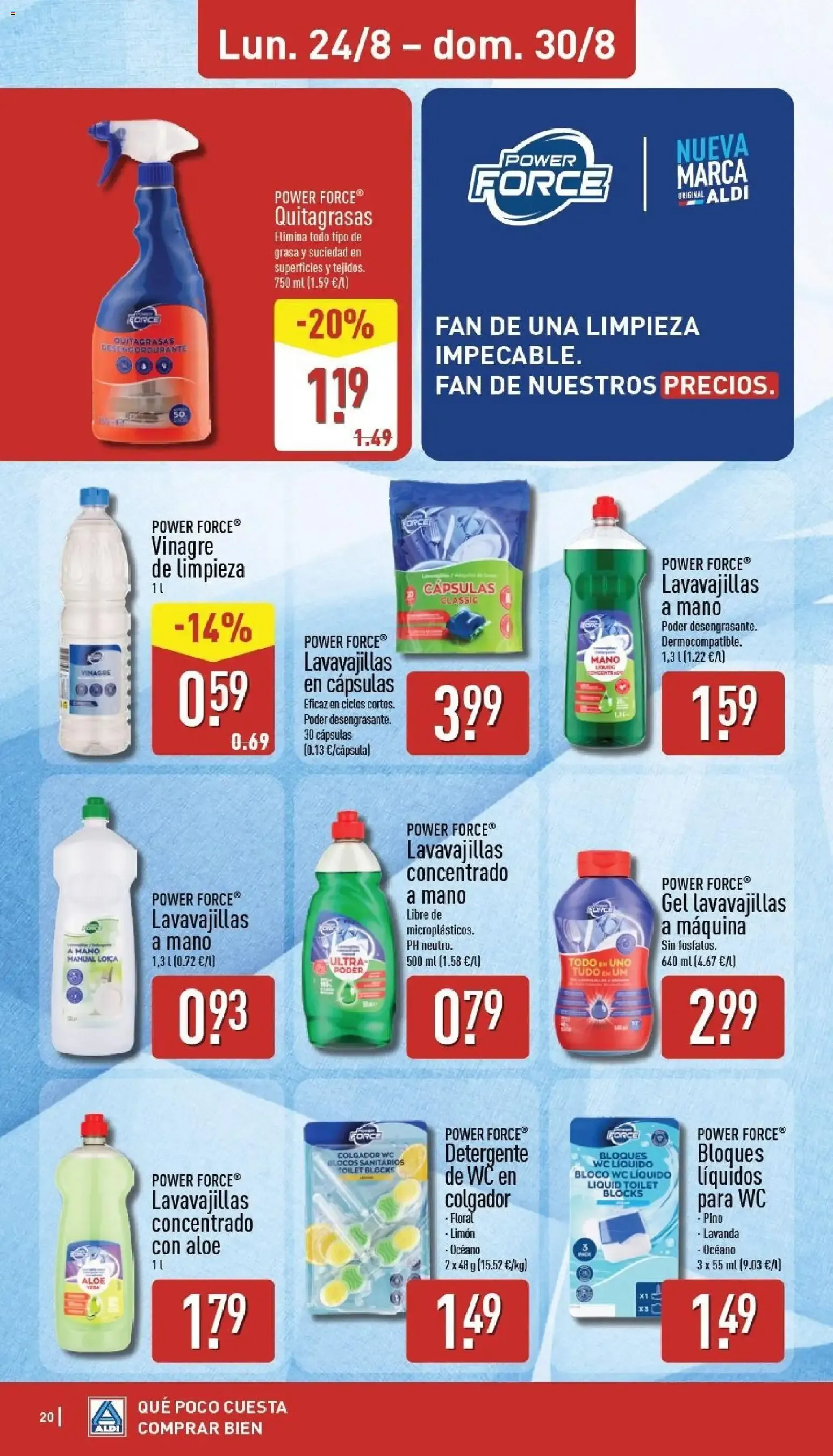 Catálogo de Aldi folleto Canarias del 24/08/2026 | Catálogo 24 de agosto al 30 de agosto 2026 - Página 20