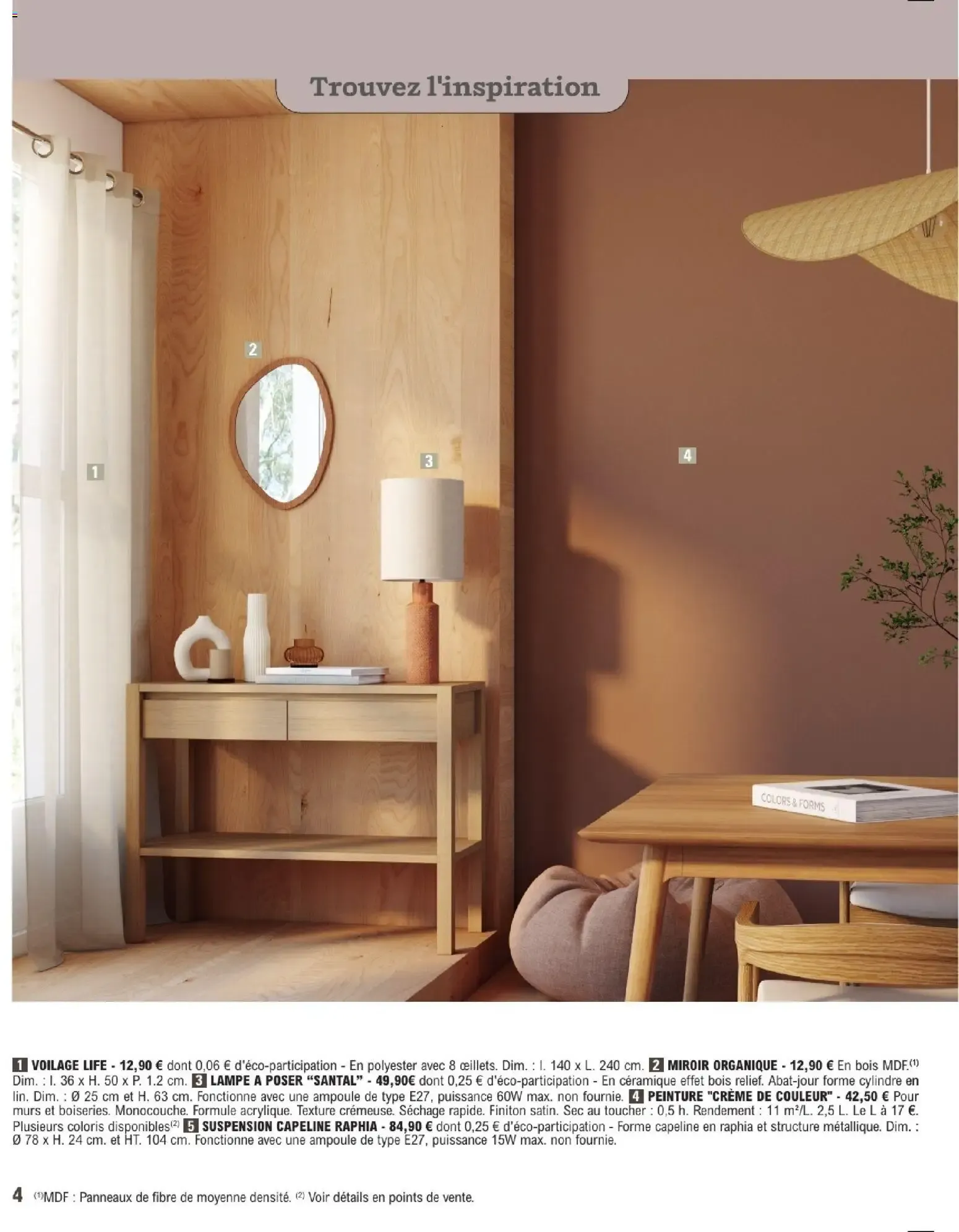 Brico E.Leclerc Guide 2026 Décoration & Luminaire du 20 janvier au 21 février 2026 - Catalogue page 4