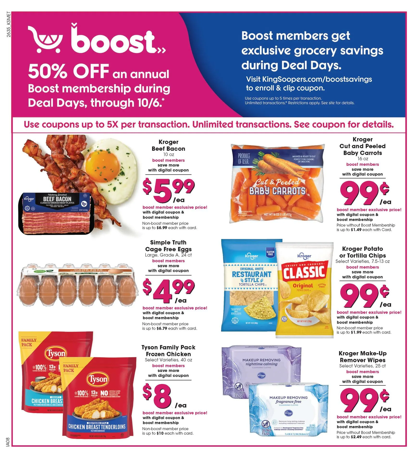 Weekly ad Current King Soopers leaflet valid from Wednesday 09/30/2026 to Tuesday 10/06/2026 from September 30 to October 6 2026 - Page 9