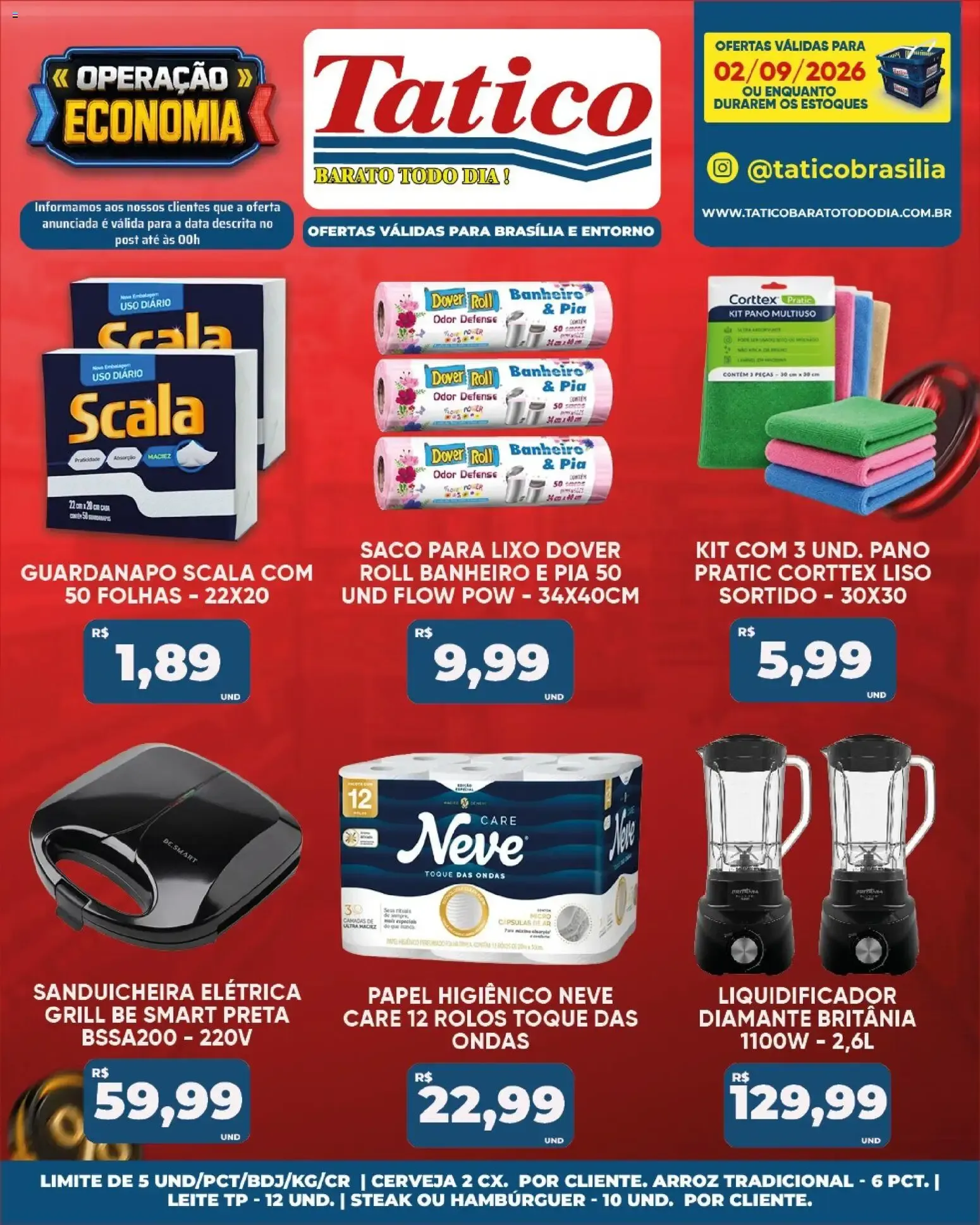 Encarte de Tatico ofertas do Dia de 02/09/2026 | Promoções Online 2 de setembro até 2 de setembro 2026 - Pagina 20