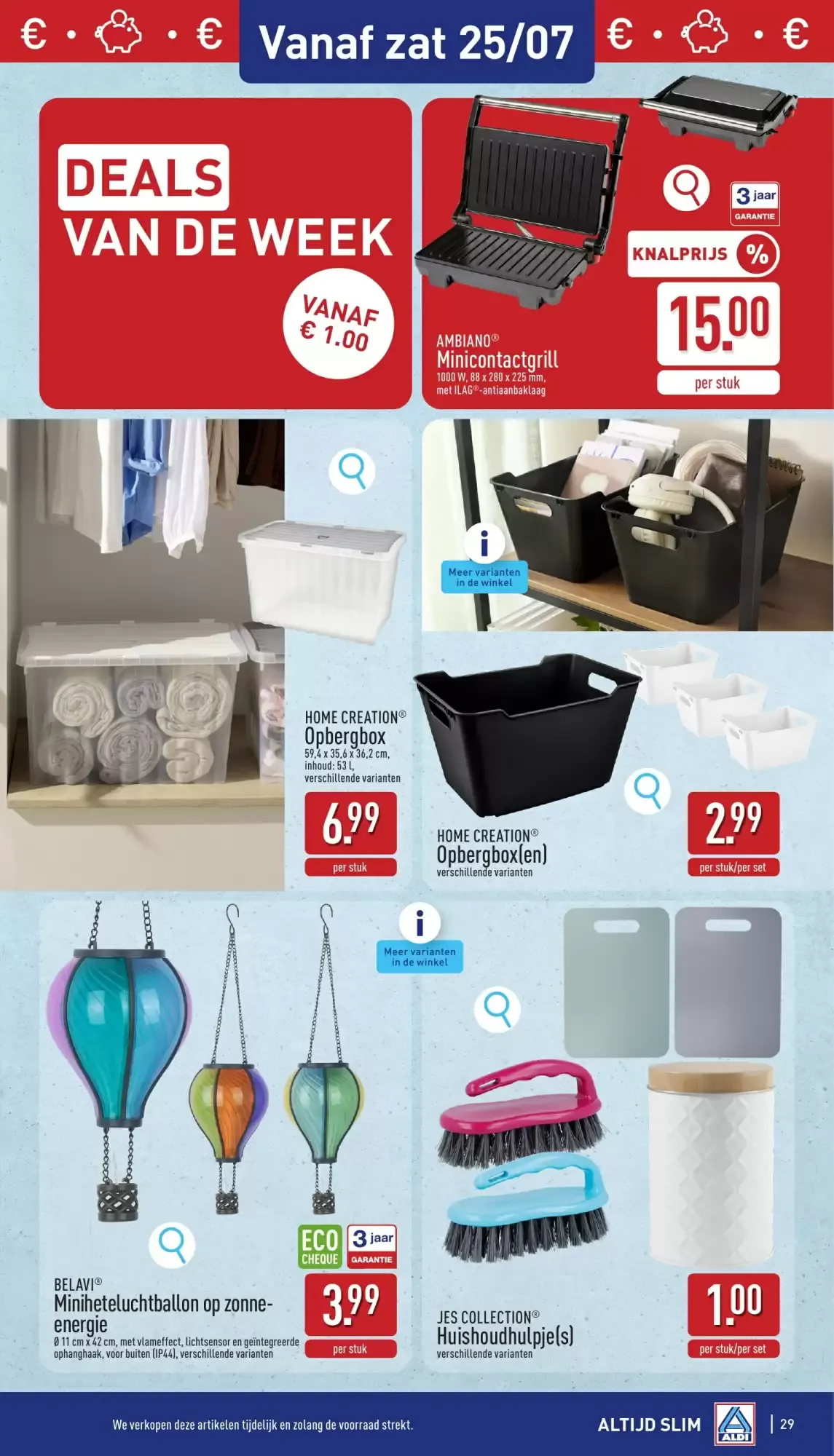 Aldi folder van 20/07 t.e.m. 25/07 van 20 juli tot 25 juli 2026 - folder pagina 29