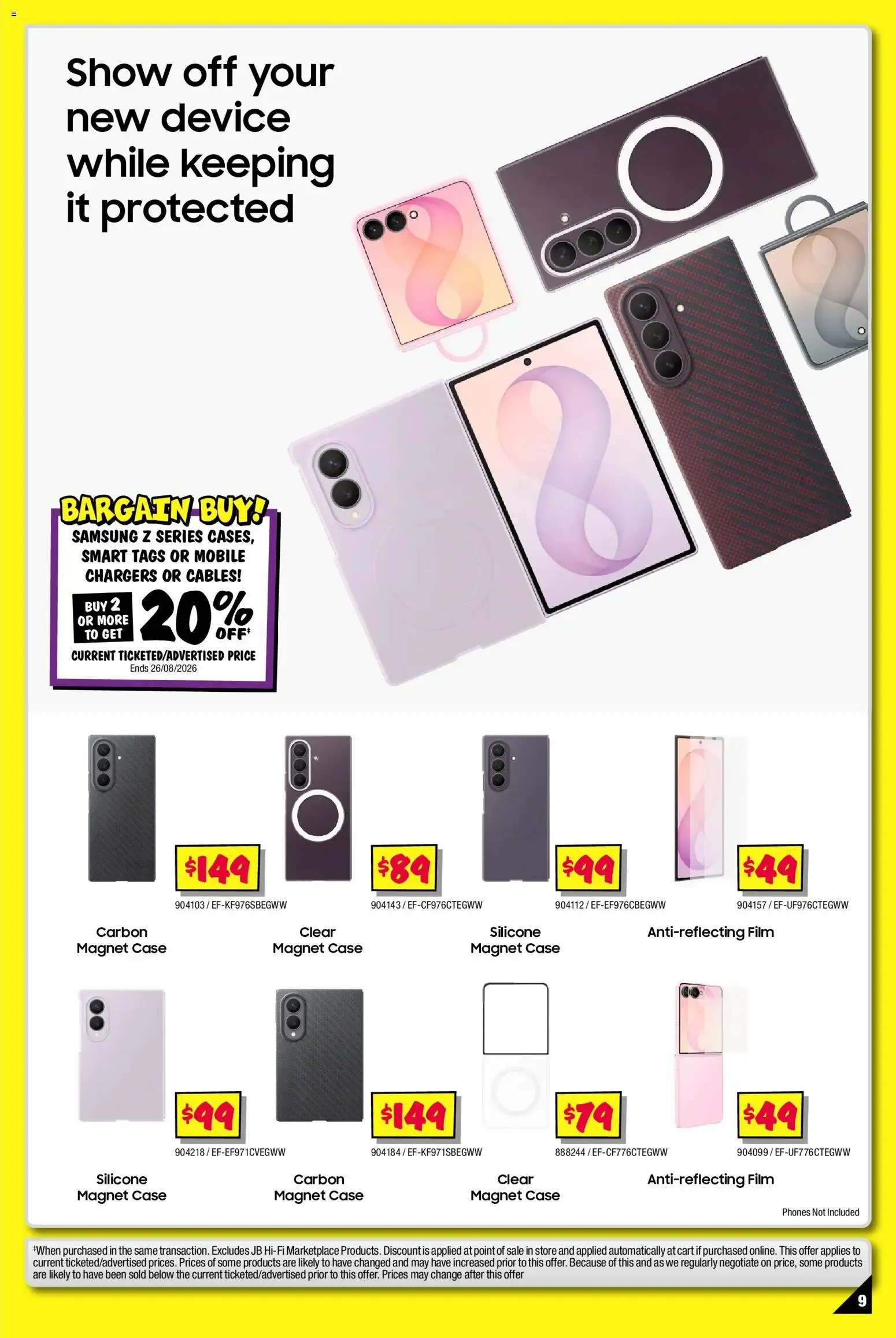 JB Hi-Fi Samsung Galaxy Z Fold8 Ultra | Fold8 Pre-order - Catalogue valid from 23 July to 13 August 2026 - page 9