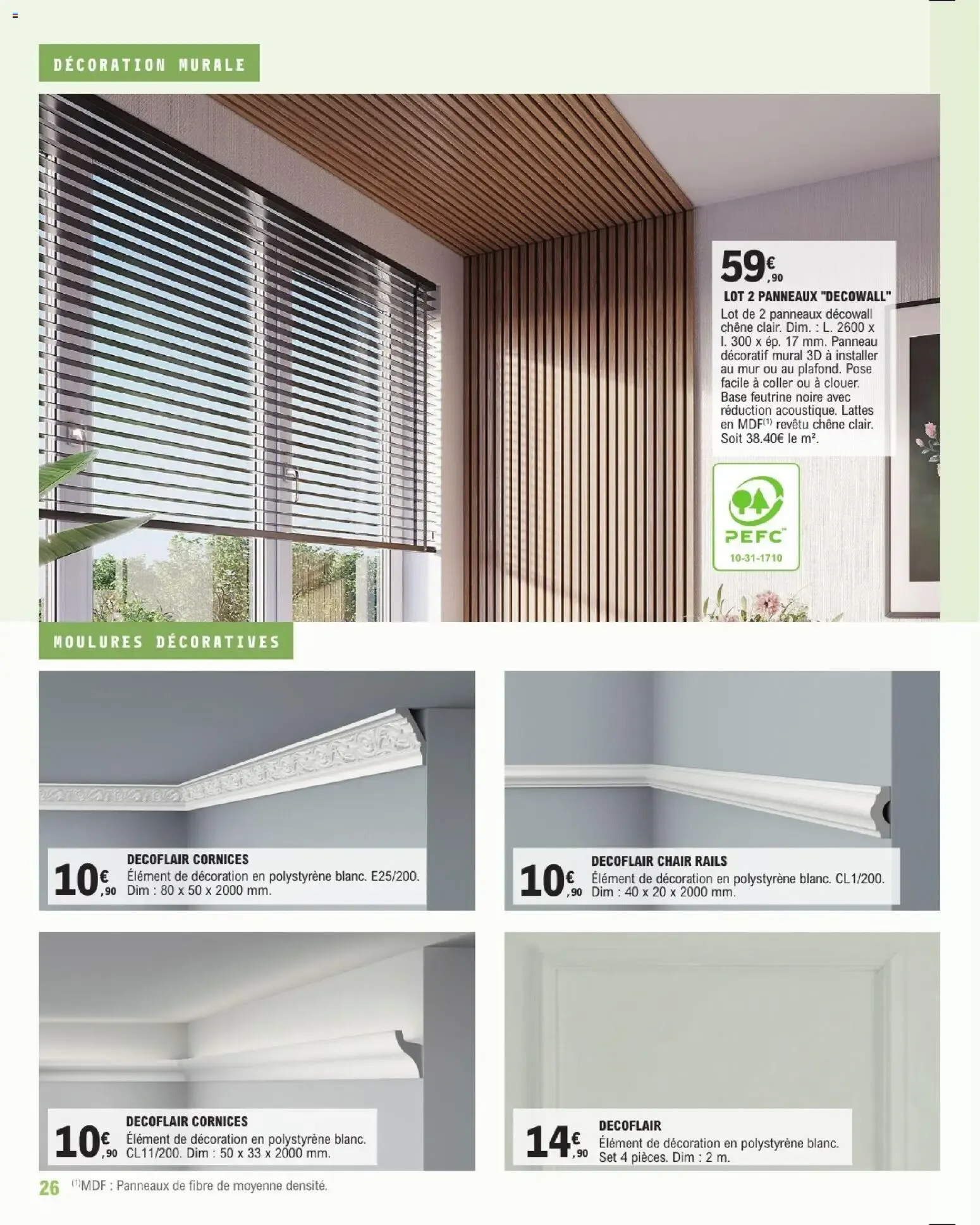 Brico E.Leclerc Guide 2026 Décoration & Luminaire du 20 janvier au 21 février 2026 - Catalogue page 26