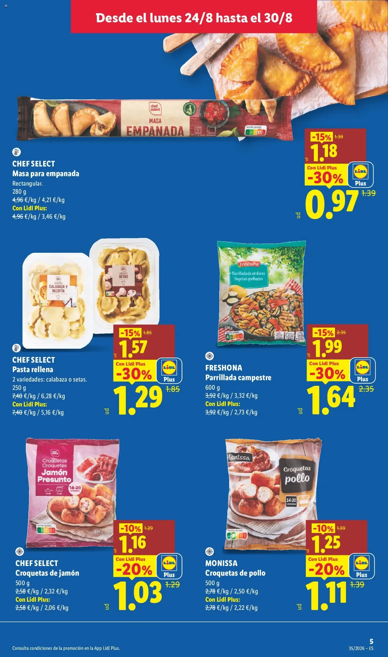 Catálogo de Lidl: Ahorra el doble - Ofertas 24 de agosto al 30 de agosto 2026 - Página 7
