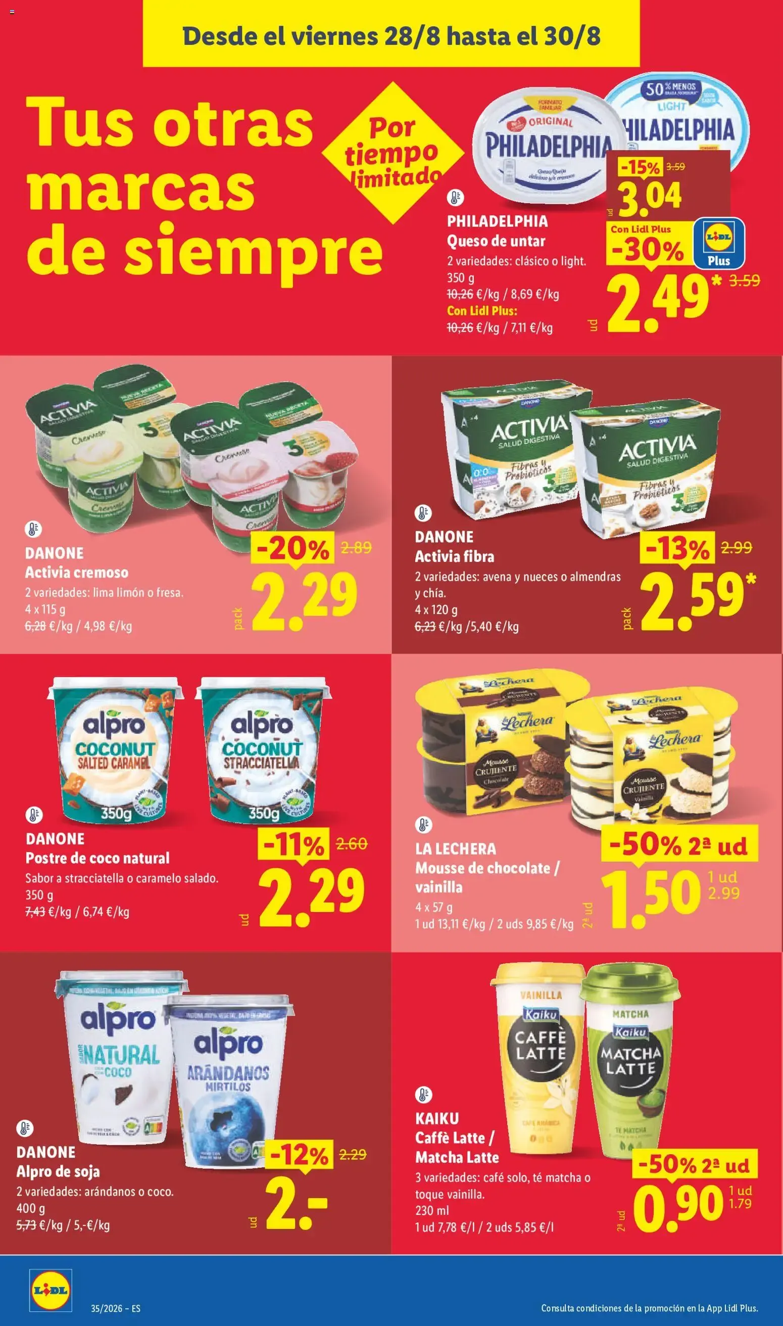 Catálogo de Lidl: Ahorra el doble - Ofertas 24 de agosto al 30 de agosto 2026 - Página 36