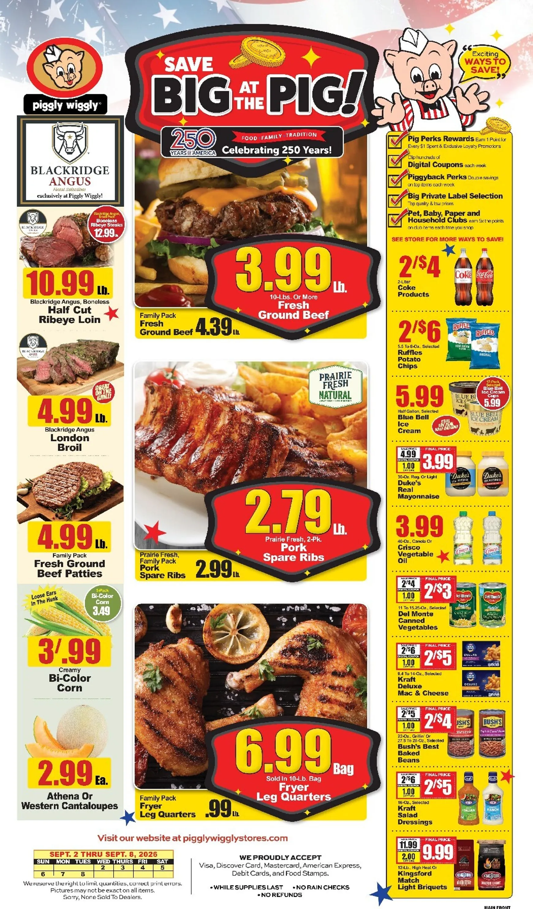 Weekly ad Save Big at the Pig! - Piggly Wiggly Weekly Ad from September 2 to September 8 2026 - Page 1