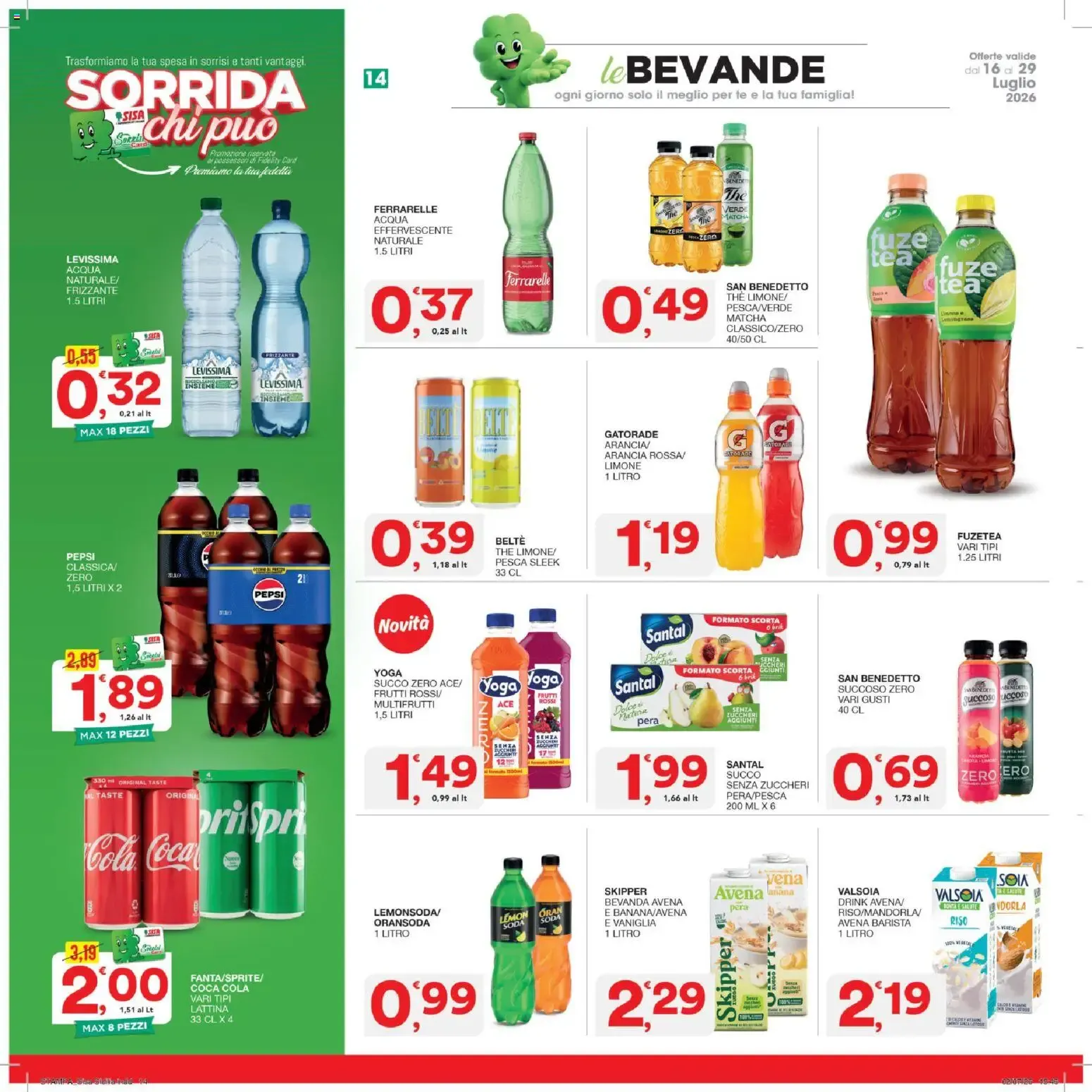 Nuovo SISA volantino dal 16/07/2026 > offerte anteprima 🛍️ da 16 luglio a 29 luglio di 2026 - Pagina del volantino 11