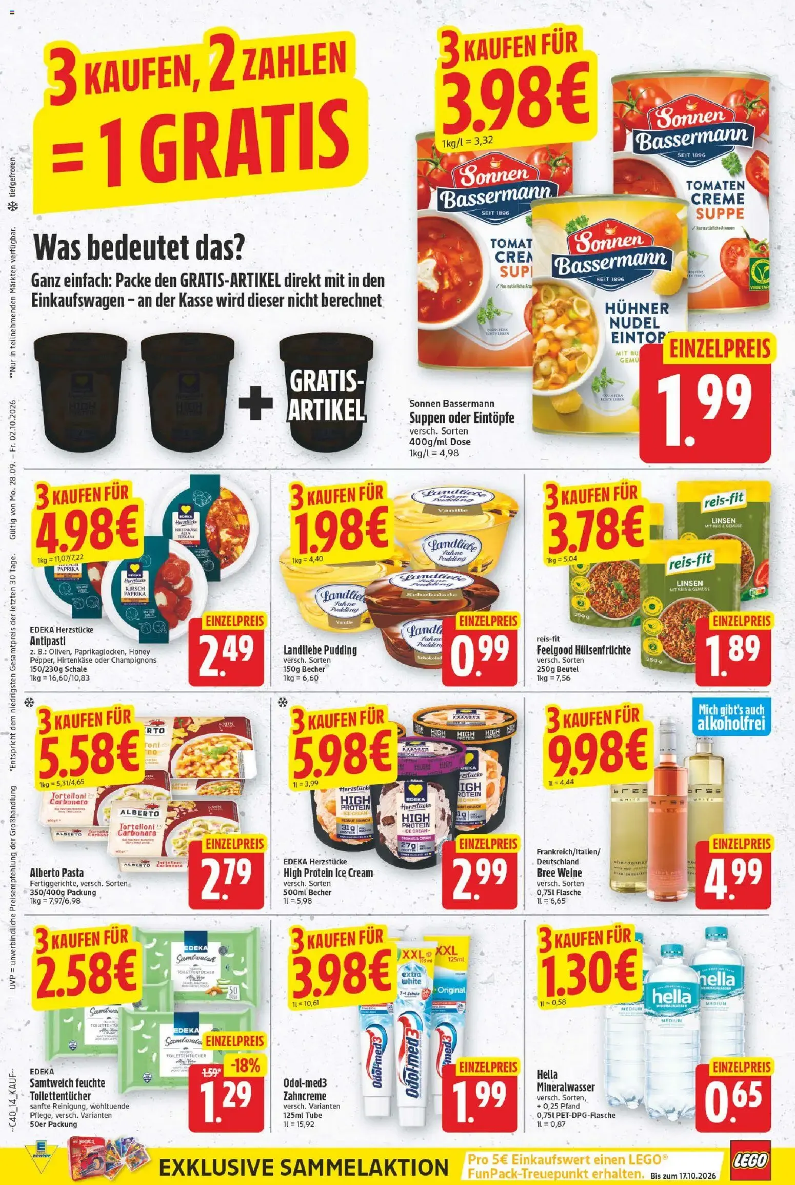 EDEKA Center - 20% Rabatt auf EDEKA Bio Milch-, Joghurt- und Quarkartikel von 28. September bis 2. Oktober 2026 - Prospekt seite 14