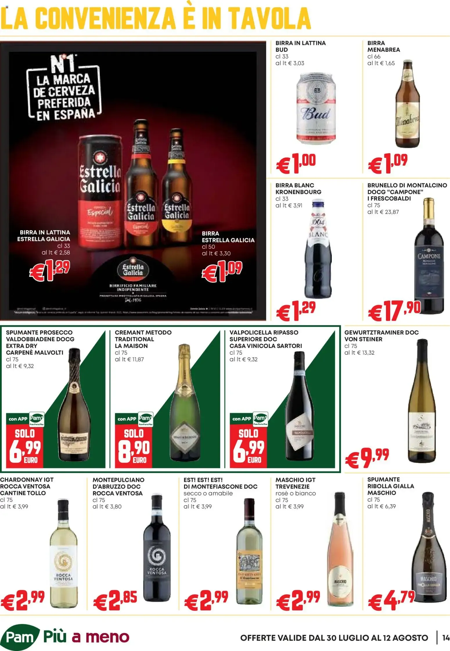 Nuovo PAM volantino Occasioni Extra dal 30/07/2026 > offerte anteprima 🛍️ da 30 luglio a 12 agosto di 2026 - Pagina del volantino 14