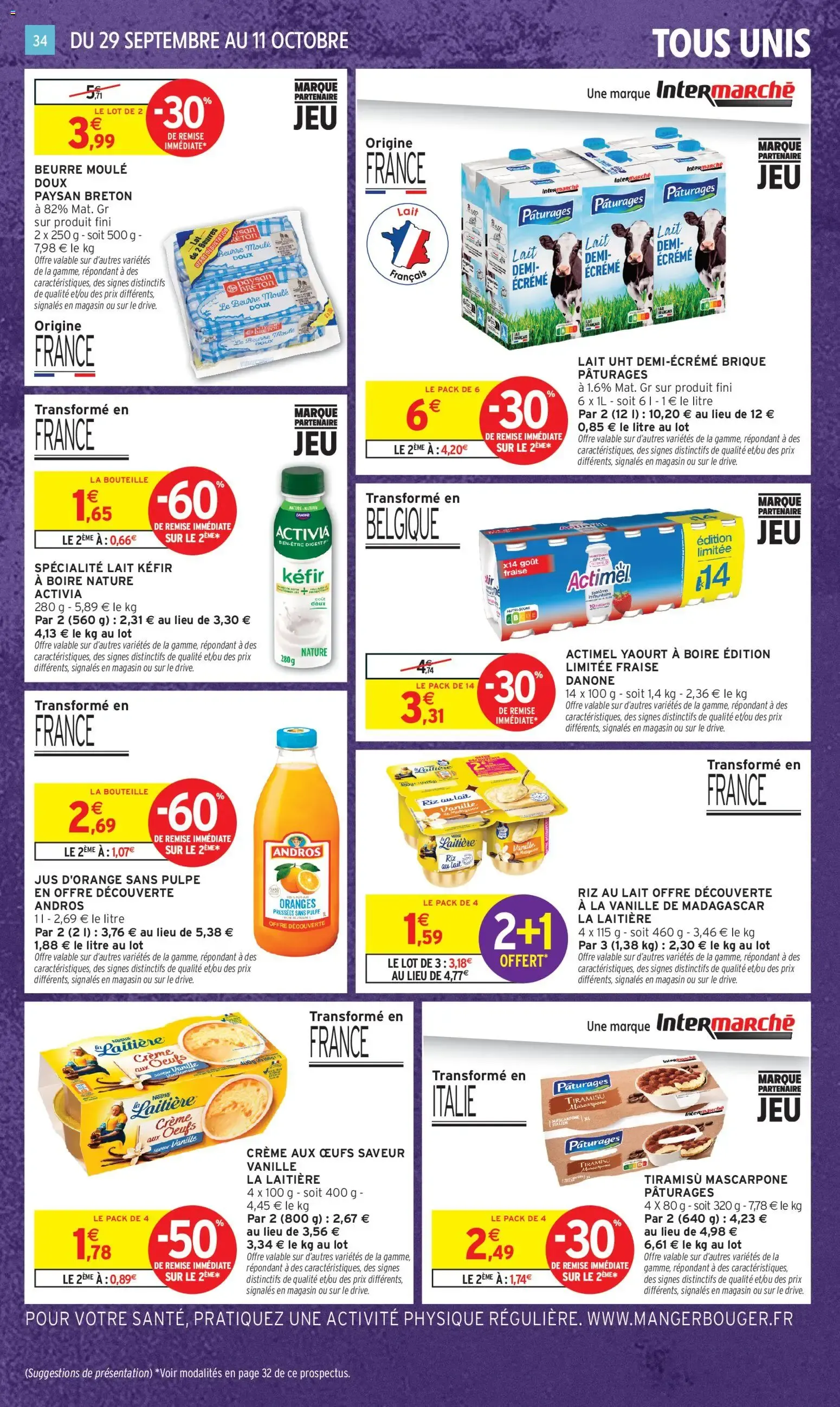 Intermarché - Anniversaire: 100% remboursés en bons d'achat du 29 septembre au 11 octobre 2026 - Catalogue page 26