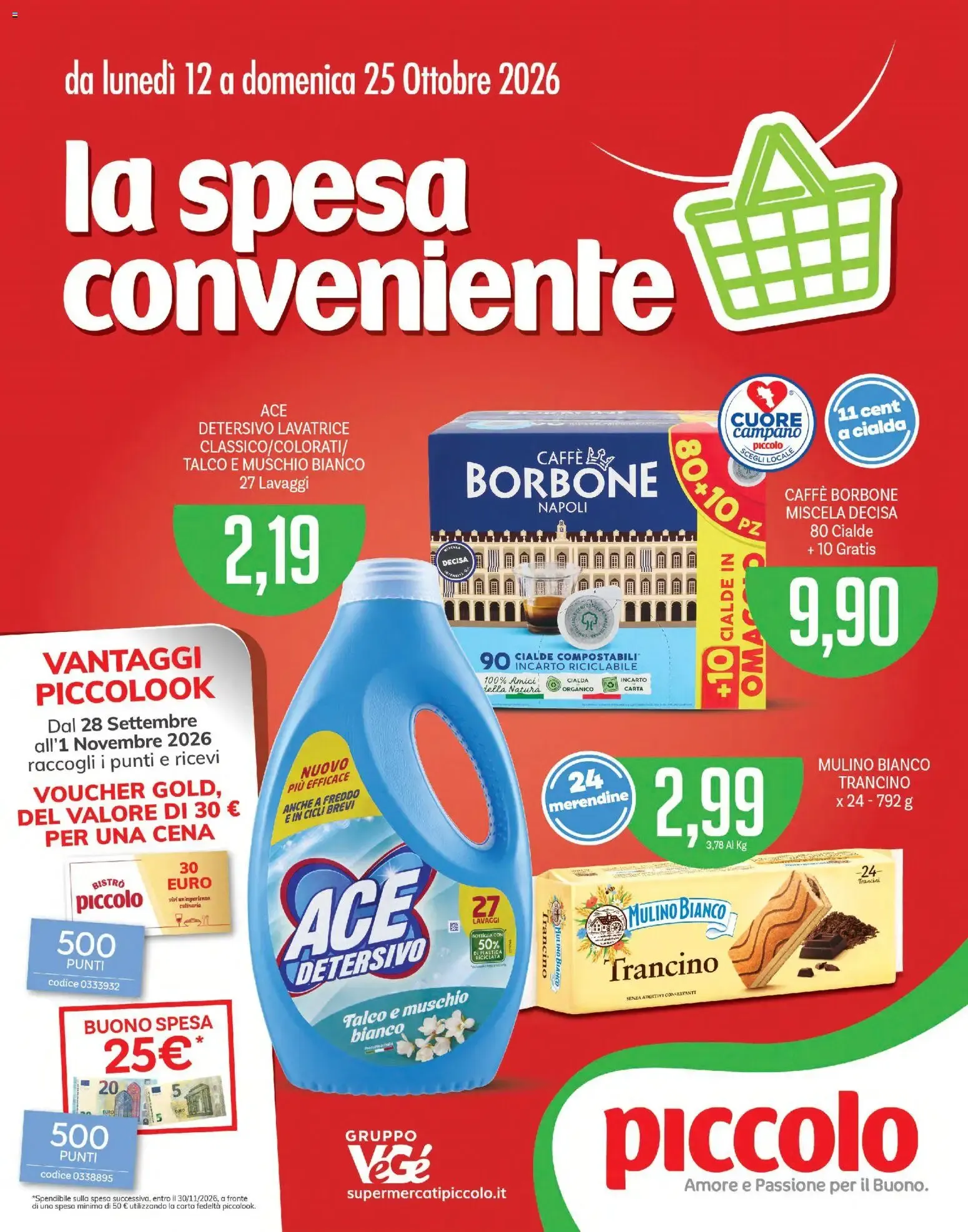Piccolo volantino dal 12/10/2026 - online Offerte da 12 ottobre a 25 ottobre di 2026 - Pagina del volantino 1