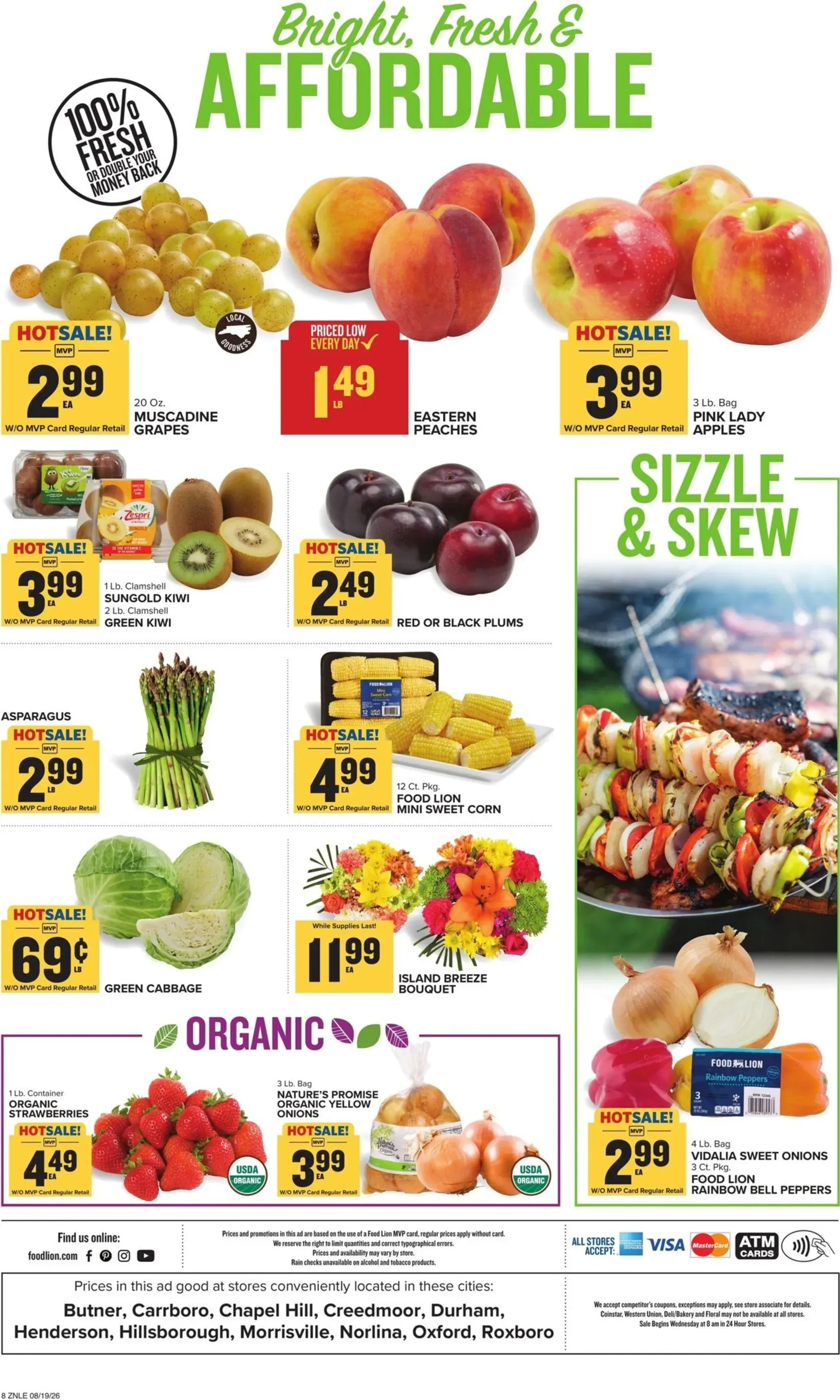 Weekly promotion Current Food Lion leaflet valid from Wednesday 08/19/2026 to Tuesday 08/25/2026 spanning from August 19 to August 25 2026 - Page 3 for Catalogue 365