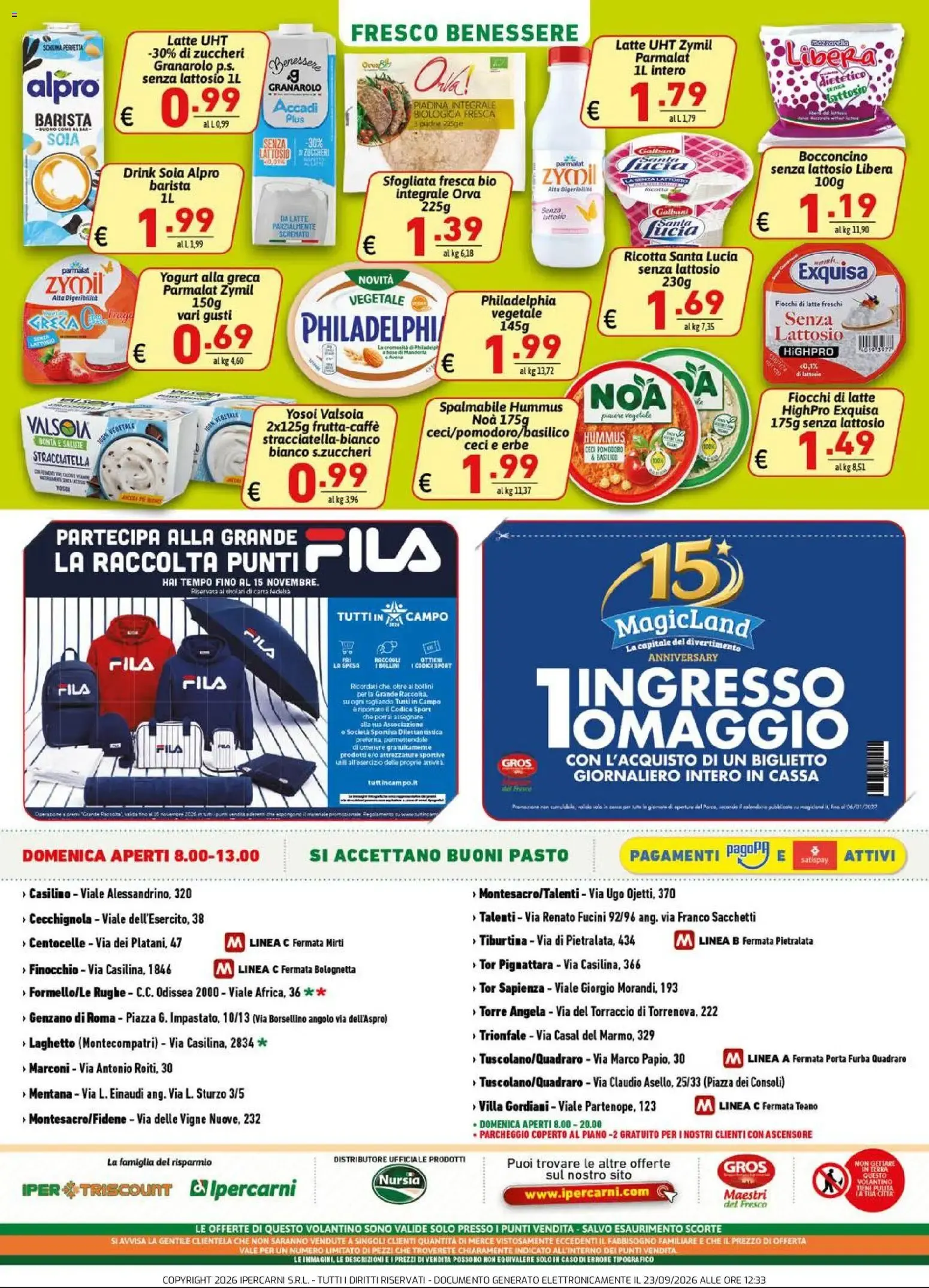 Ipercarni volantino dal 23/09/2026 - online Offerte da 23 settembre a 1 ottobre di 2026 - Pagina del volantino 11