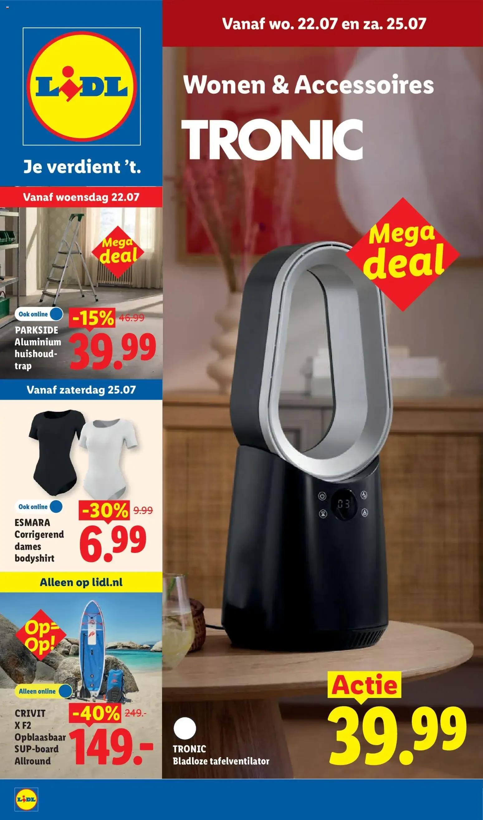 Lidl Wonen & Accessoires - Tronic van 22 juli tot 25 juli 2026 - Folder pagina 1