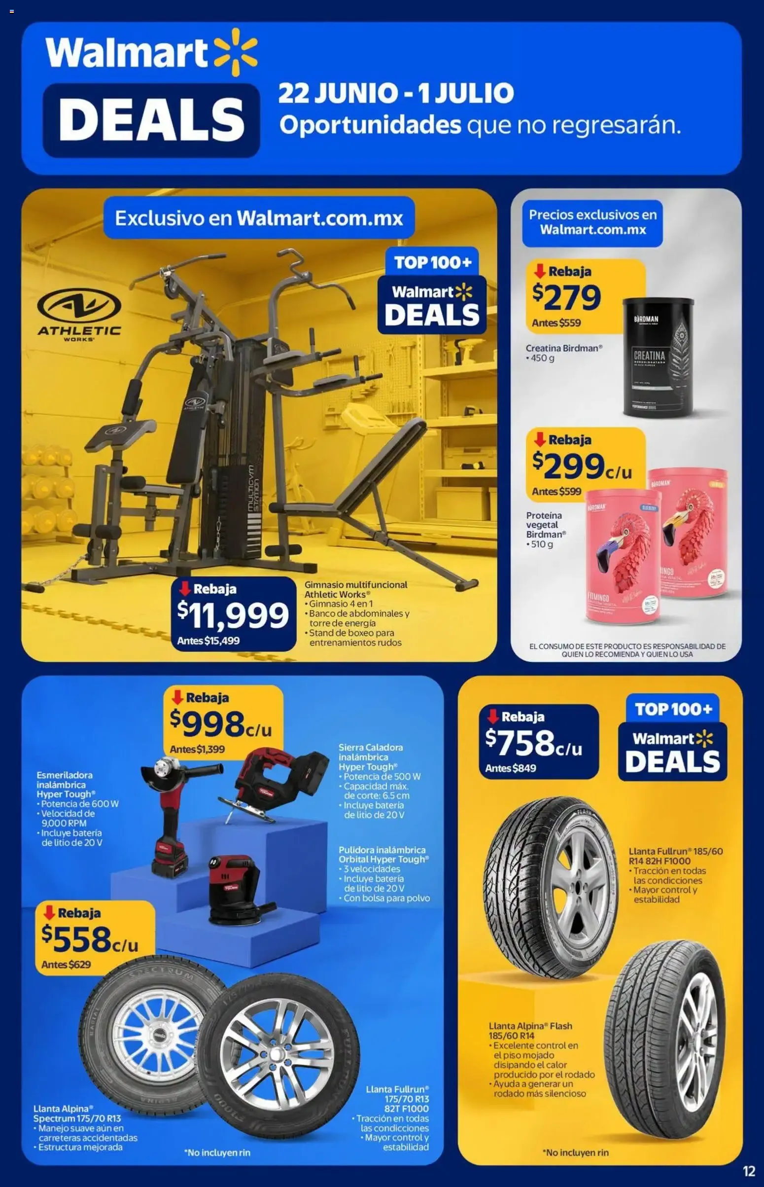 Catálogo de Walmart folleto Deals (22/06/2026 - 01/07/2026) - catálogo en línea 22 de junio al 1 de julio 2026 - Pagina 12
