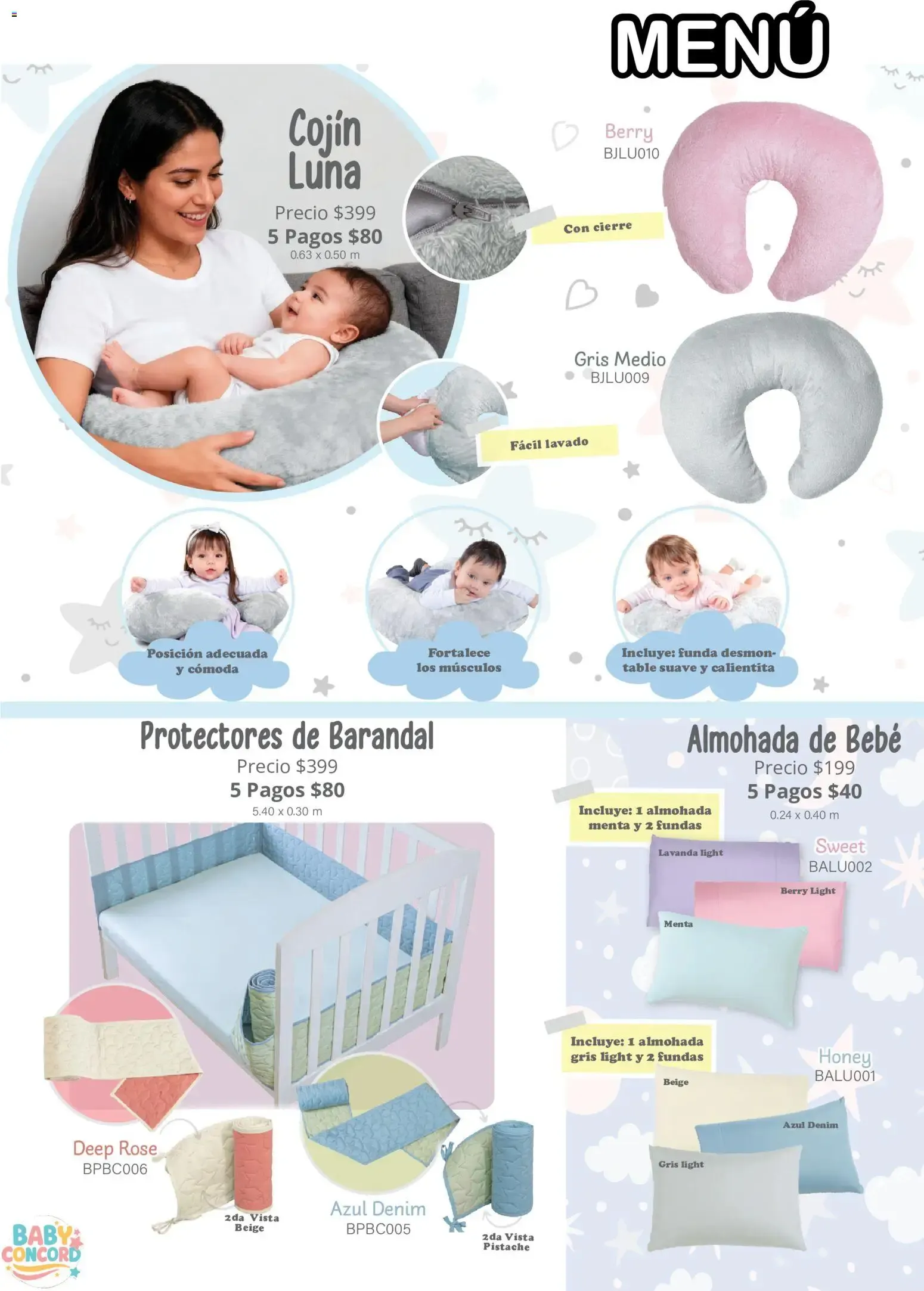 Catálogo de Colchas Concord catálogo Colección Bebé (01/08/2026 - 31/10/2026) - catálogo en línea 1 de agosto al 31 de octubre 2026 - Pagina 19