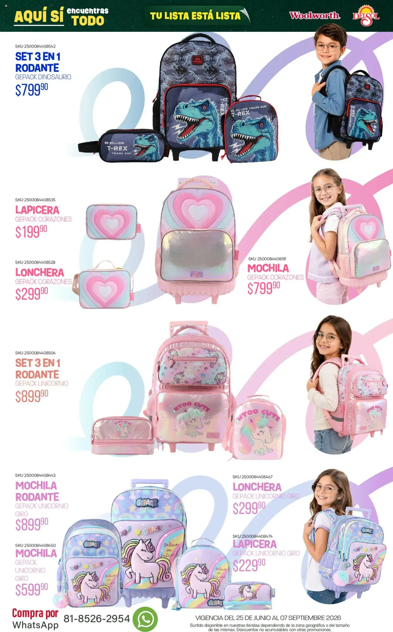 Catálogo de Del Sol y Woolworth catálogo Back To School (25/06/2026 - 07/09/2026) - catálogo en línea 25 de junio al 7 de septiembre 2026 - Pagina 34