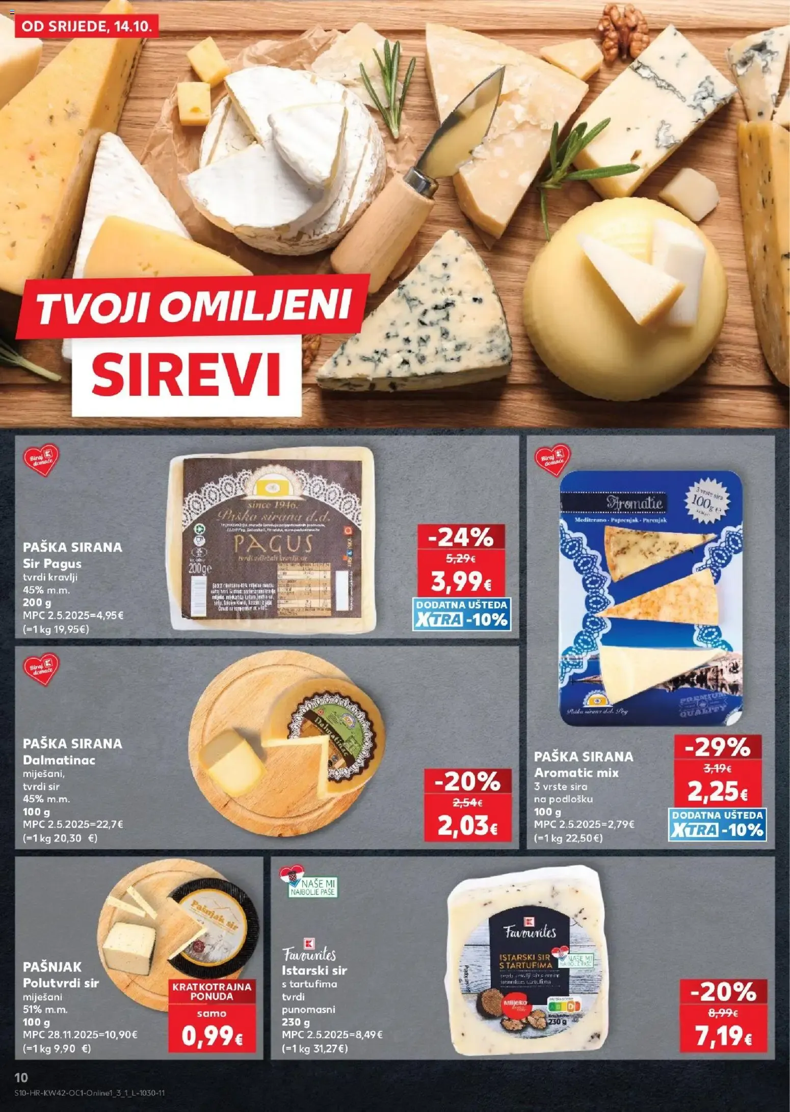Katalog Kaufland Katalog novi od 14.10.2026 na listanje > letak digitalni od 14. listopada do 20. listopada 2026. - Pregled Stranica 10