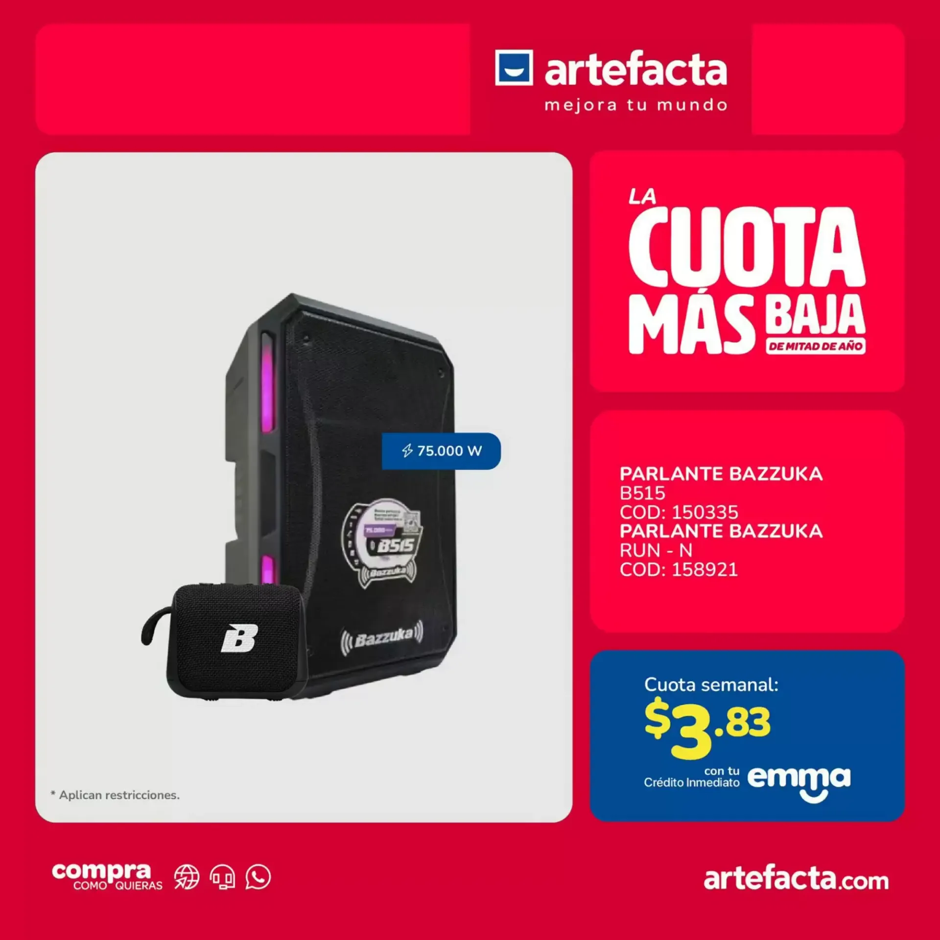 Catalogo de Catálogo Artefacta 22 de julio al 4 de agosto 2026 - Pag 9