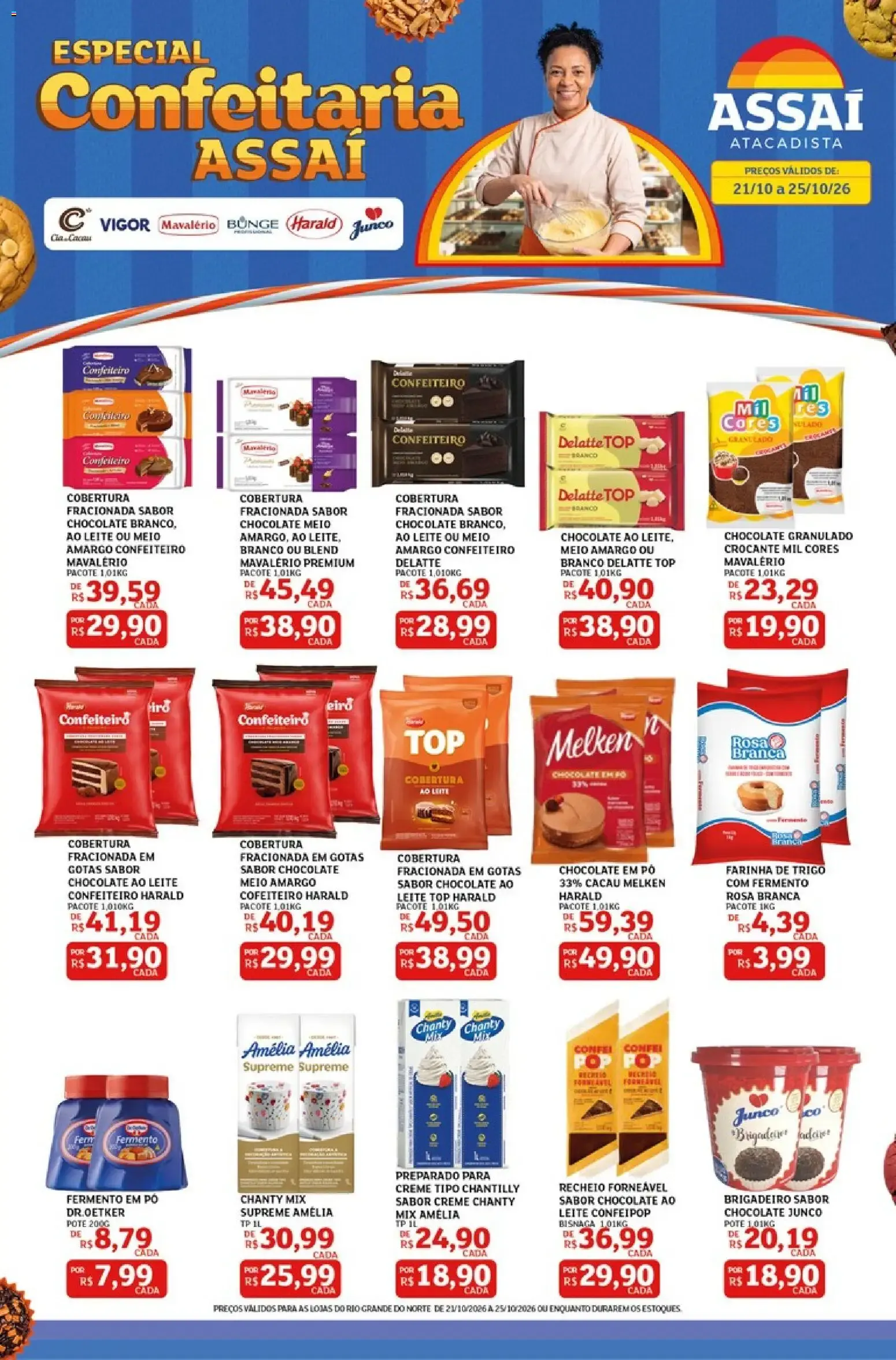 Encarte de Assaí Atacadista ofertas - RN de 21/10/2026 | Promoções Online 21 de outubro até 25 de outubro 2026 - Pagina 1