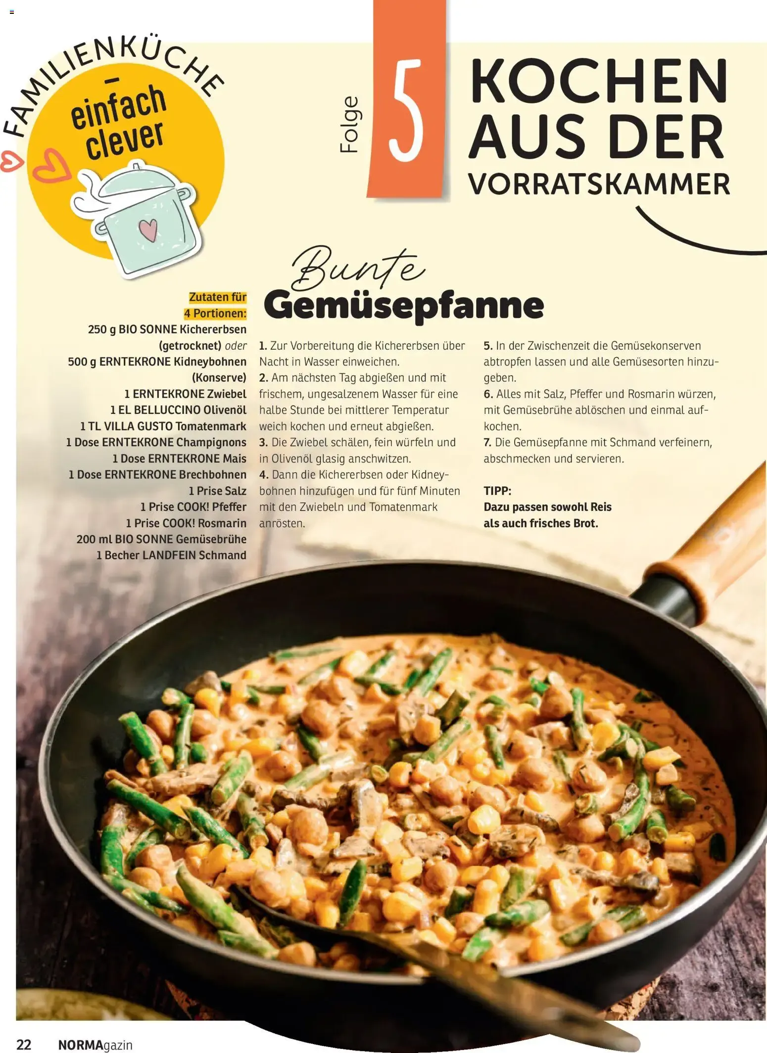 Norma NORMAgazin September/Oktober 2026 (ab 01.09.2026) zum blättern » Angebote von 1. September bis 31. Oktober 2026 - Prospekt seite 22