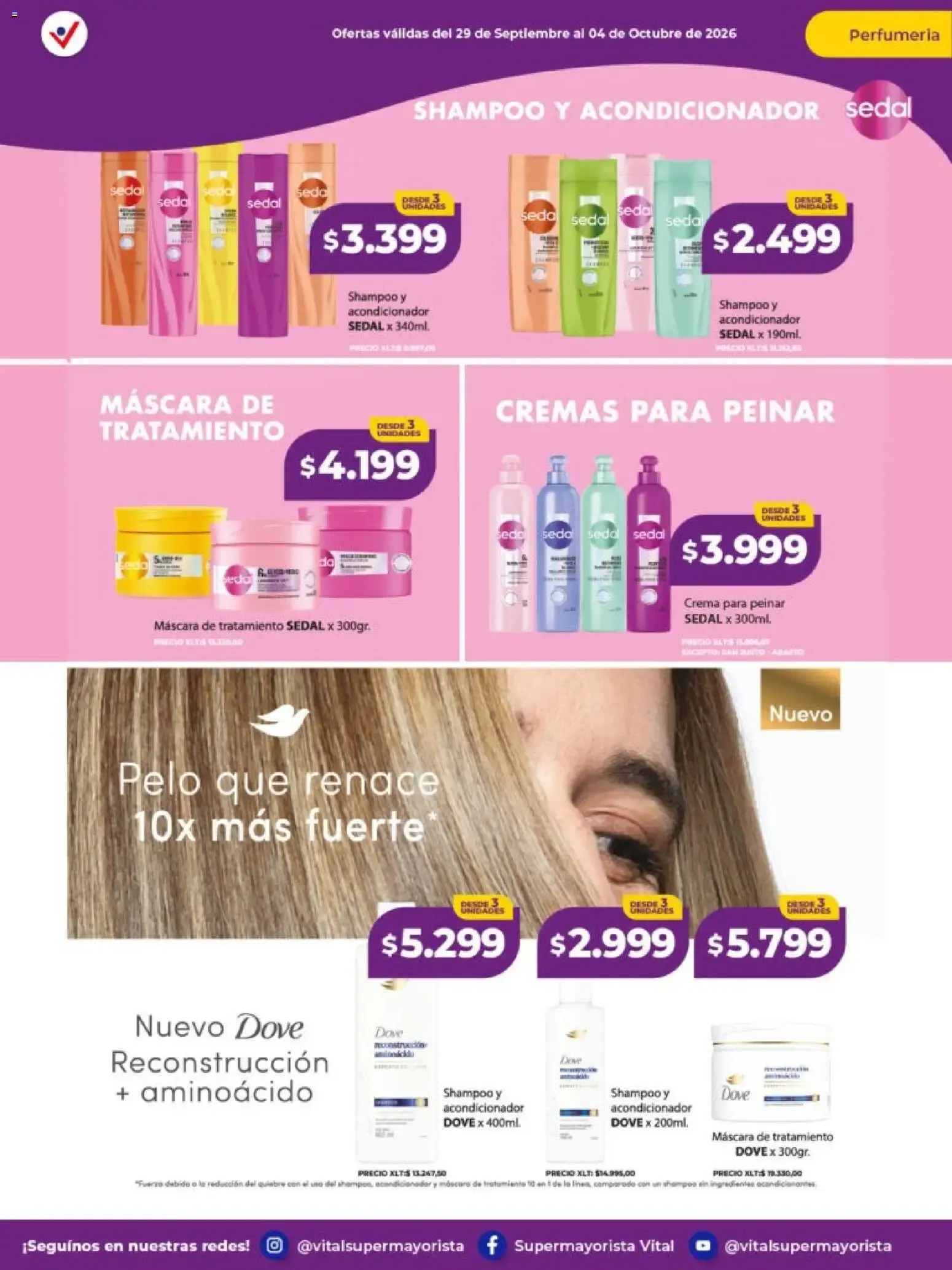 Ofertas de Vital - El Cumple del Revés 29 de septiembre al 4 de octubre 2026 - Página 3 del catálogo