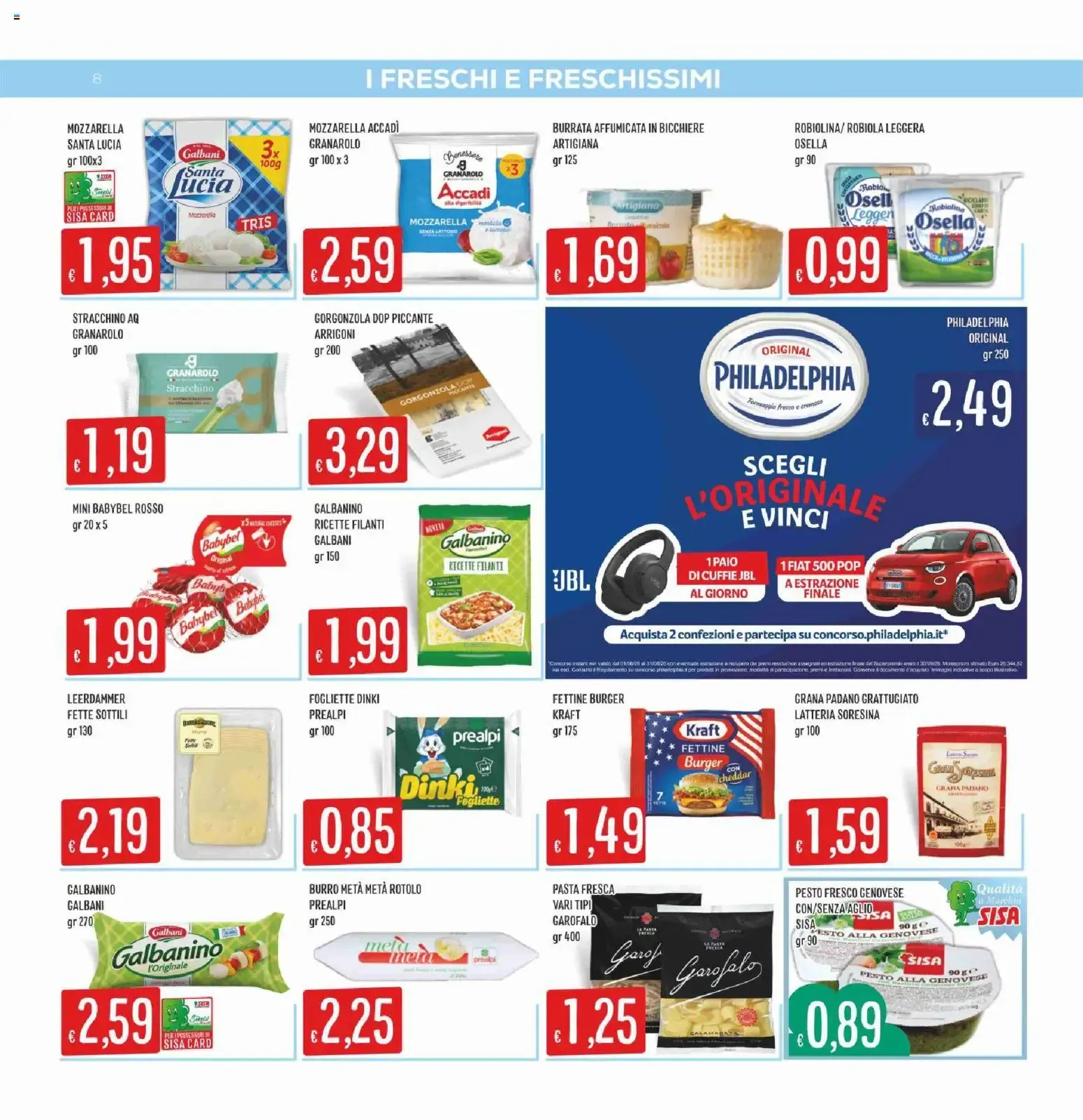 SISA: L'ESTATE DELLA Convenienza da 23 luglio a 5 agosto di 2026 - Pagina del volantino 8