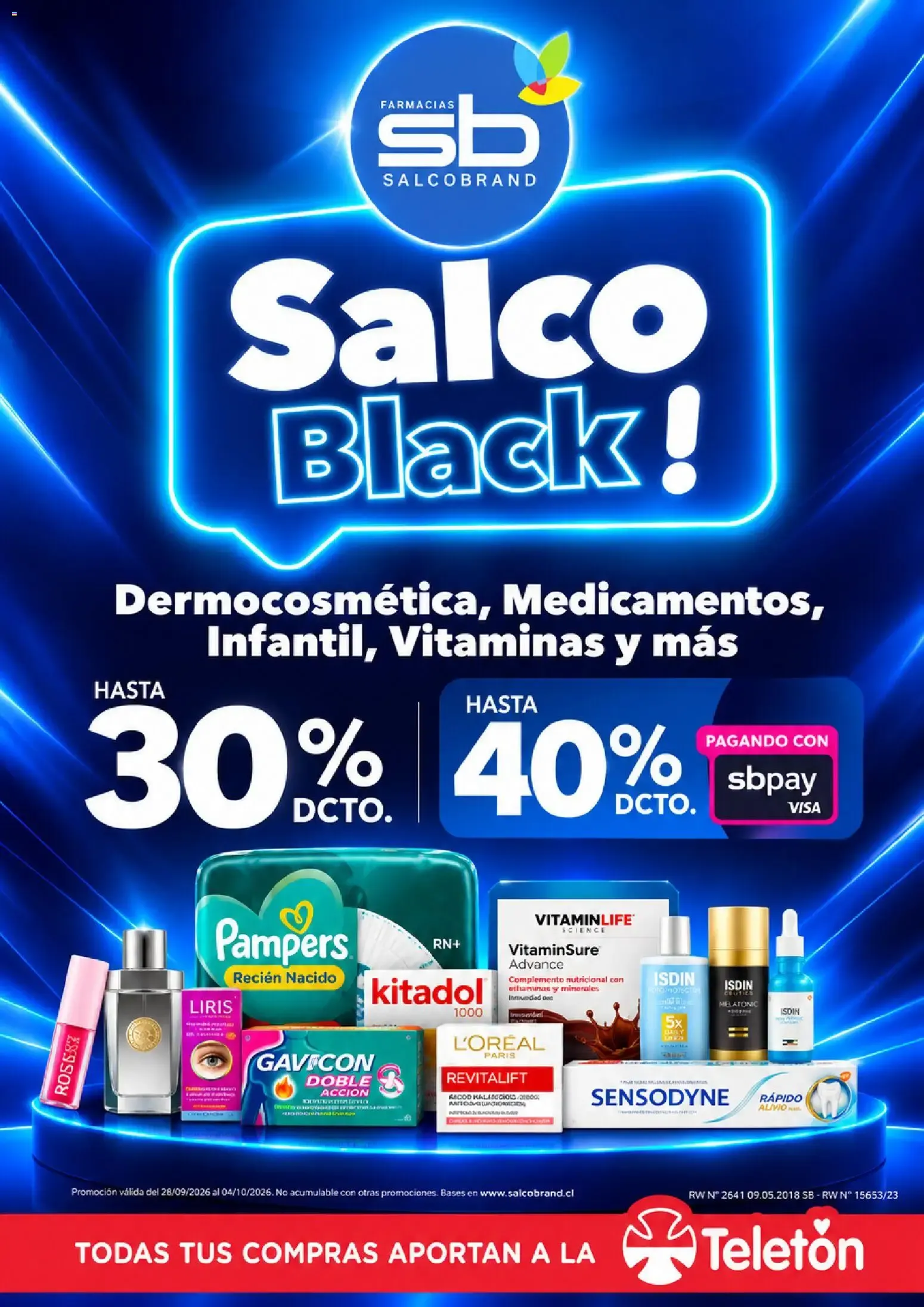 Catálogo de Salcobrand Salco Black » revista válido desde 27.09.2026 26 de septiembre al 4 de octubre 2026 - Página 1