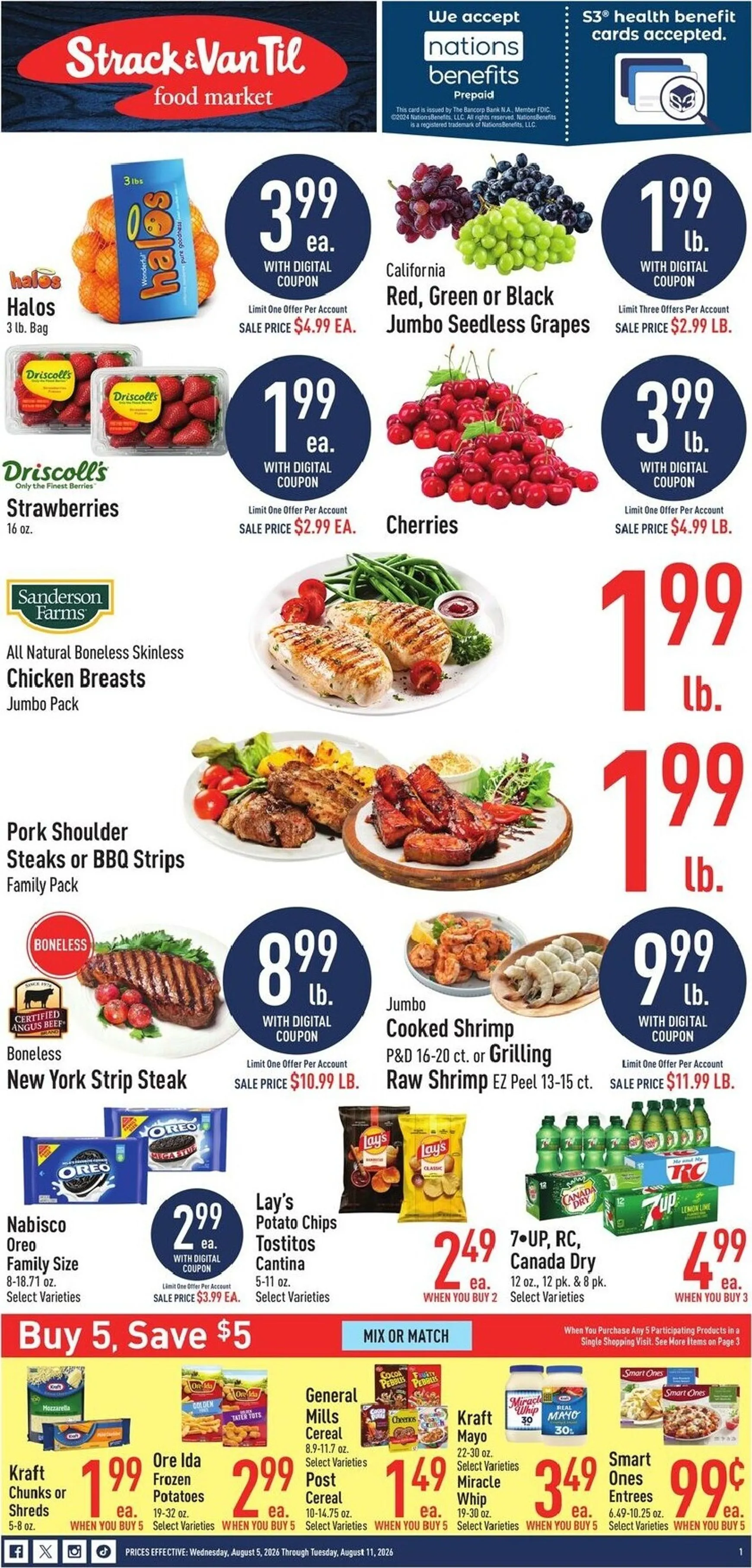 Current Strack & Van Til leaflet valid from Wednesday 08/05/2026 to Tuesday 08/11/2026