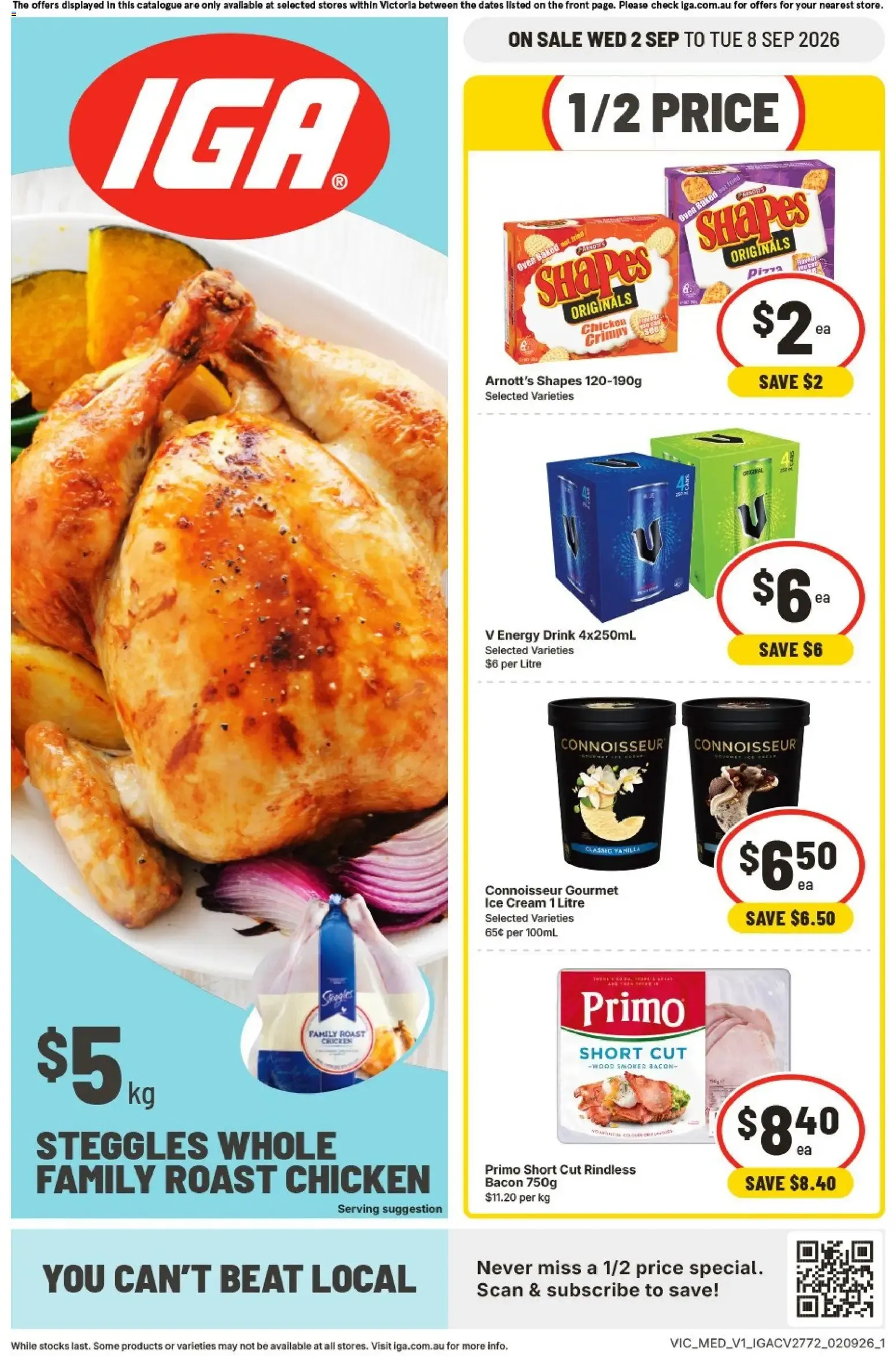 IGA catalogue valid from 02/09/2026 > Online Australia - Catalogue valid from 2 September to 8 September 2026 - page 1