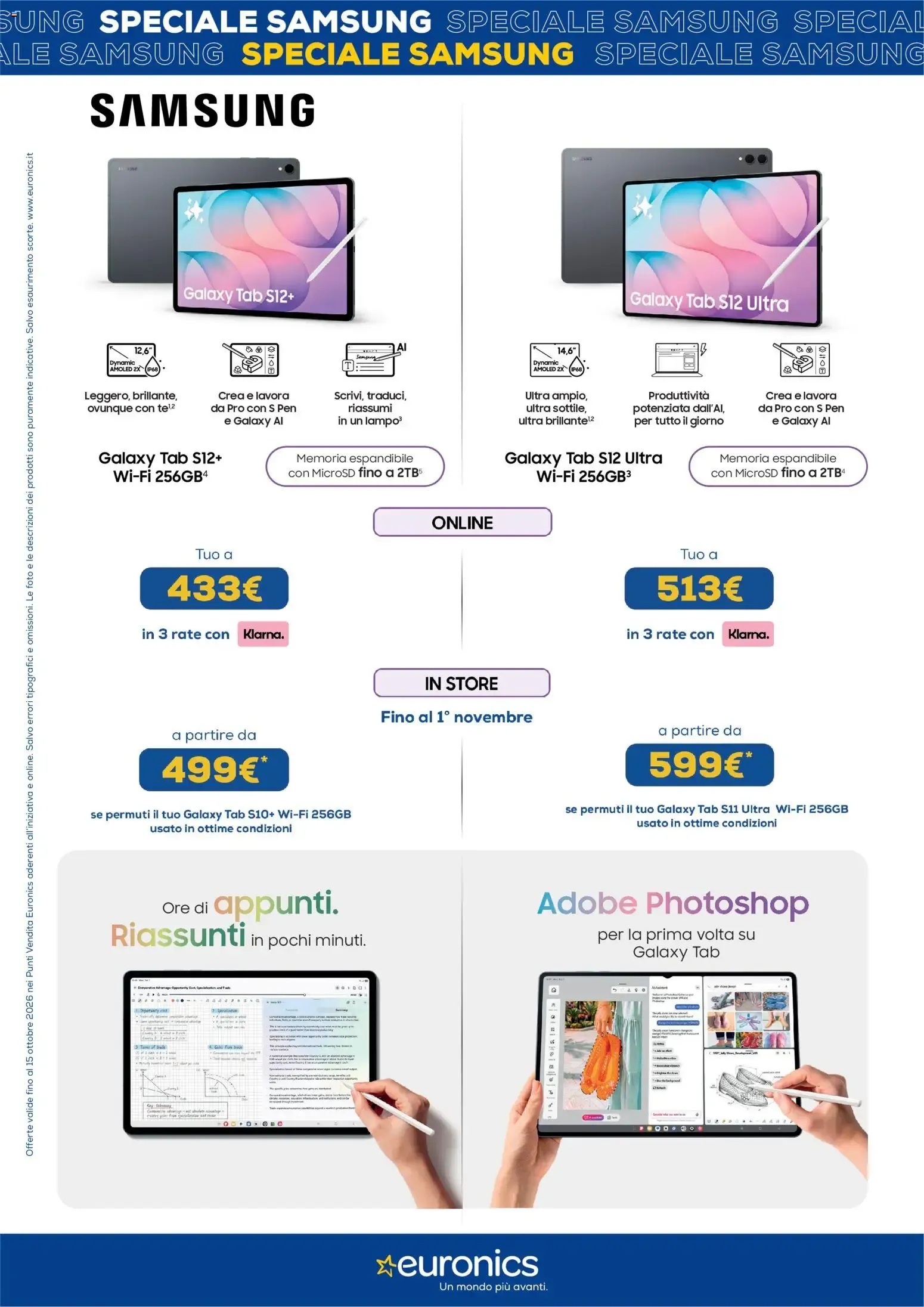 Euronics Tech Speciale Samsung da 1 ottobre a 15 ottobre di 2026 - Pagina del volantino 2