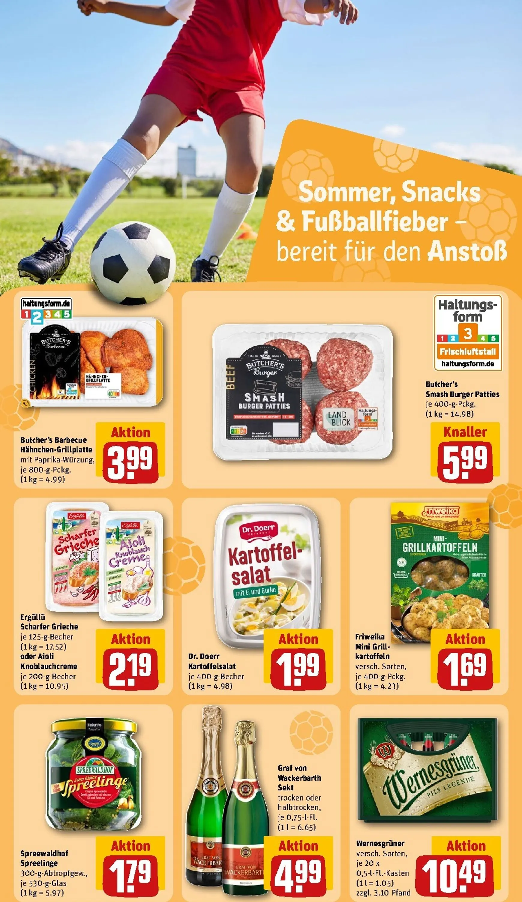 Rewe Prospekt: Fan-Momente zum Angrillen! von 8. Juni bis 13. Juni 2026 - Prospekt seite 18