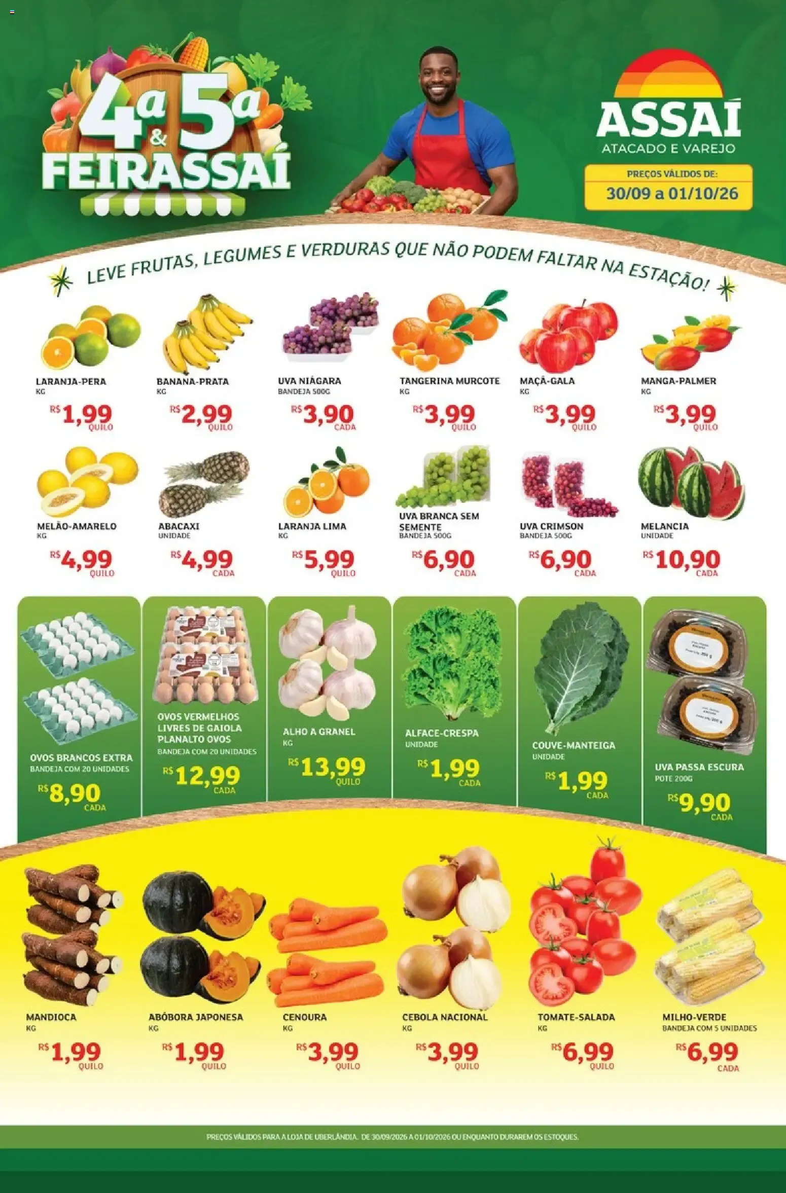 Encarte de Assaí Atacadista ofertas - MG de 30/09/2026 | Promoções Online 30 de setembro até 1 de outubro 2026 - Pagina 1