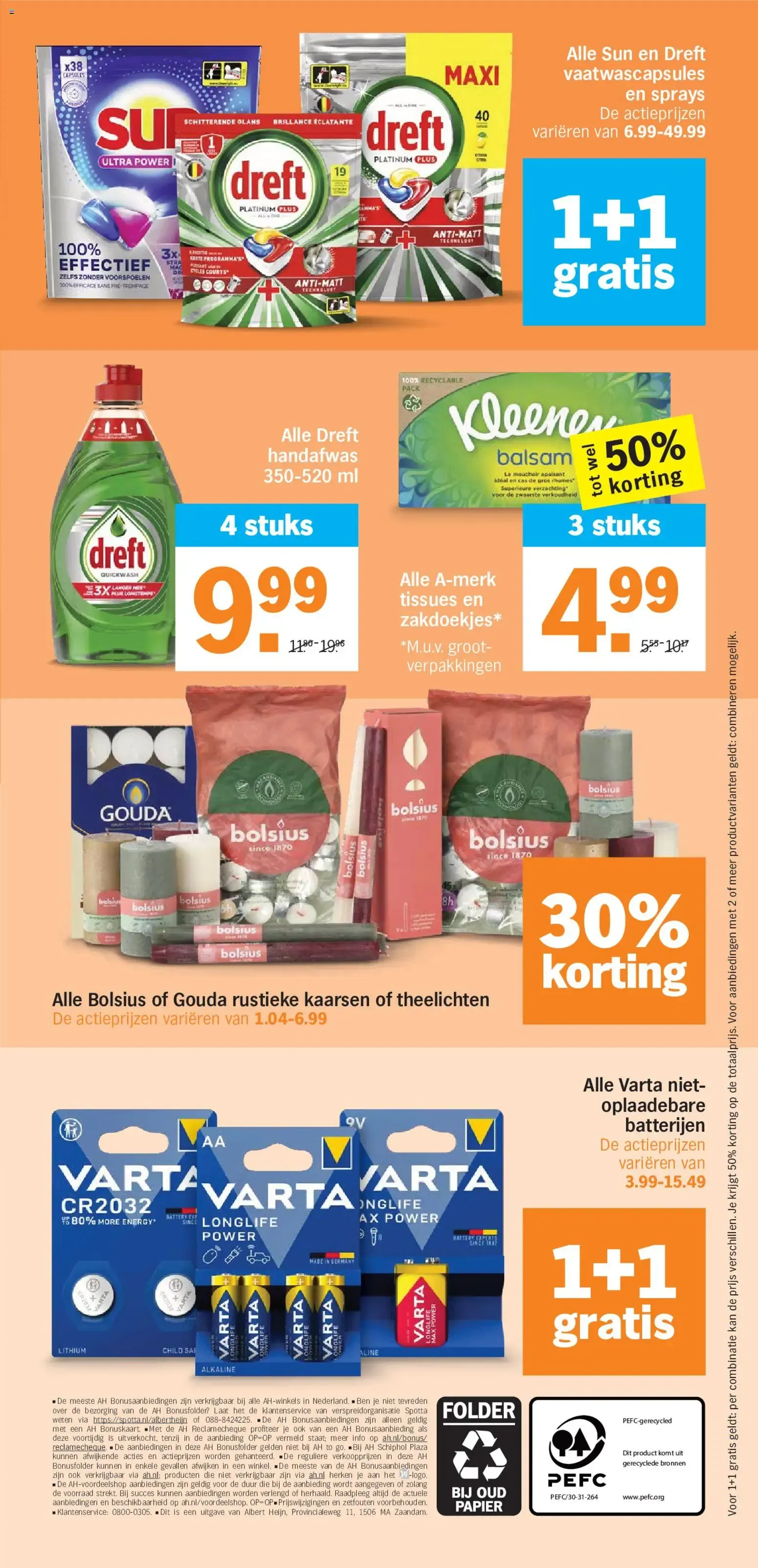AH Bonus: Uvas rojas 1+1 gratis van 12 oktober tot 18 oktober 2026 - Folder pagina 36