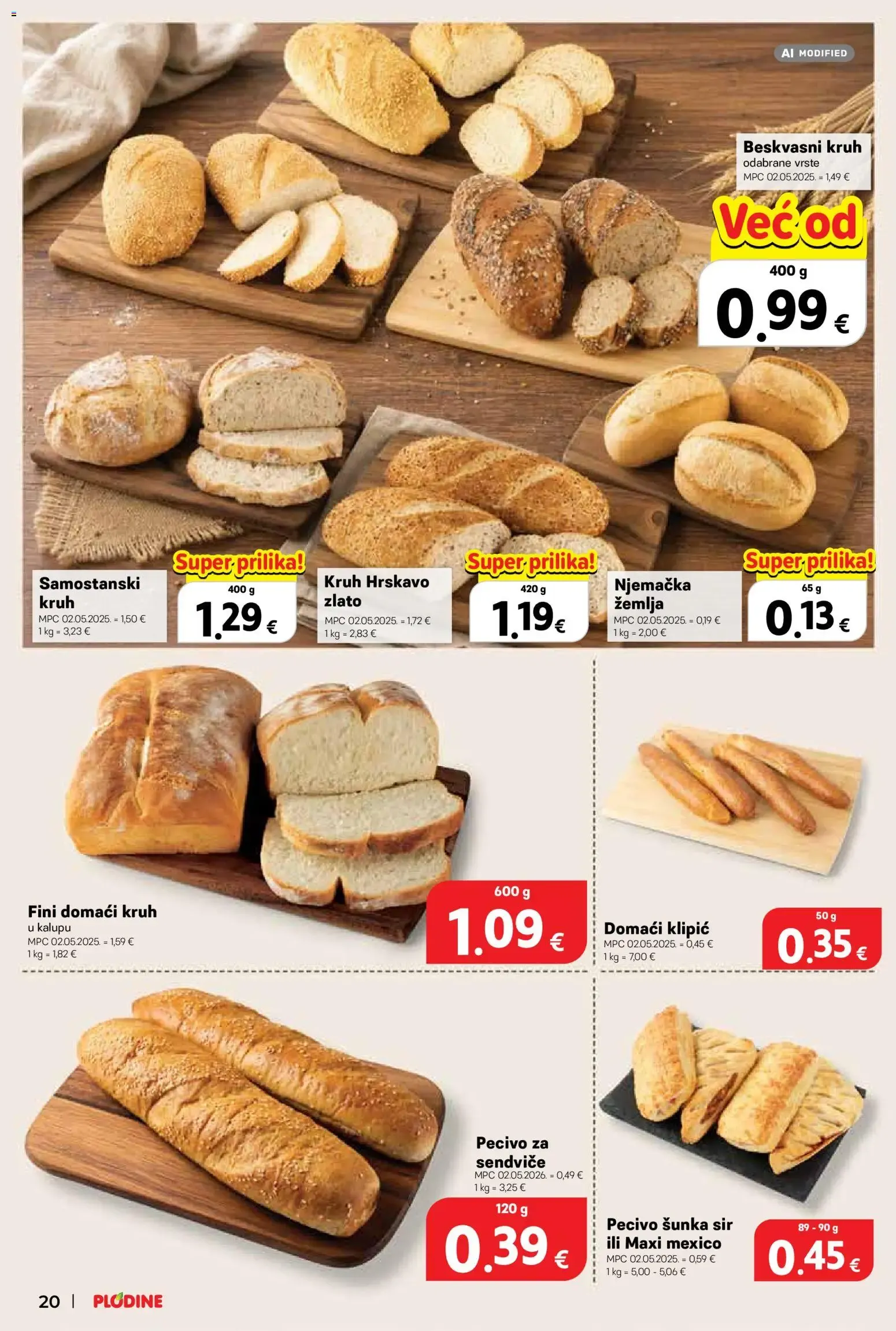 Katalog Plodine Uvijek od akcije od 12. kolovoza do 18. kolovoza 2026. - Pregled Stranica 20