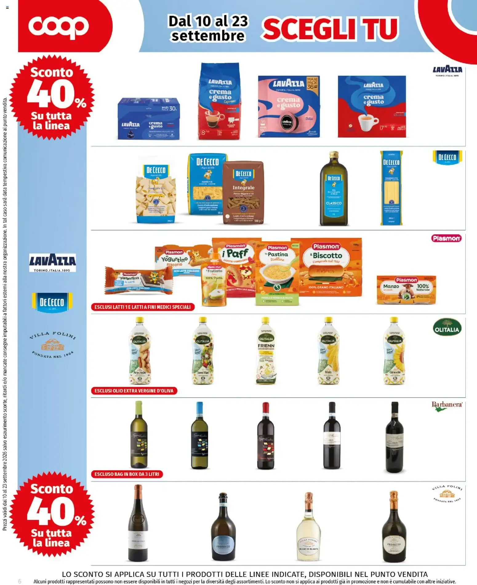 Coop Superstore: Scegli tu Grandi Marche con sconti da 10 settembre a 23 settembre di 2026 - Pagina del volantino 6