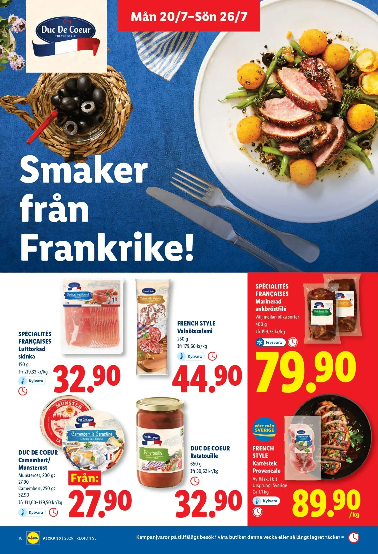 Lidl erbjudanden från 20/07/2026 - 26/07/2026 > Reklamblad nuvarande rabatter från 20 juli till 26 juli 2026 - Reklamblad sidor 10