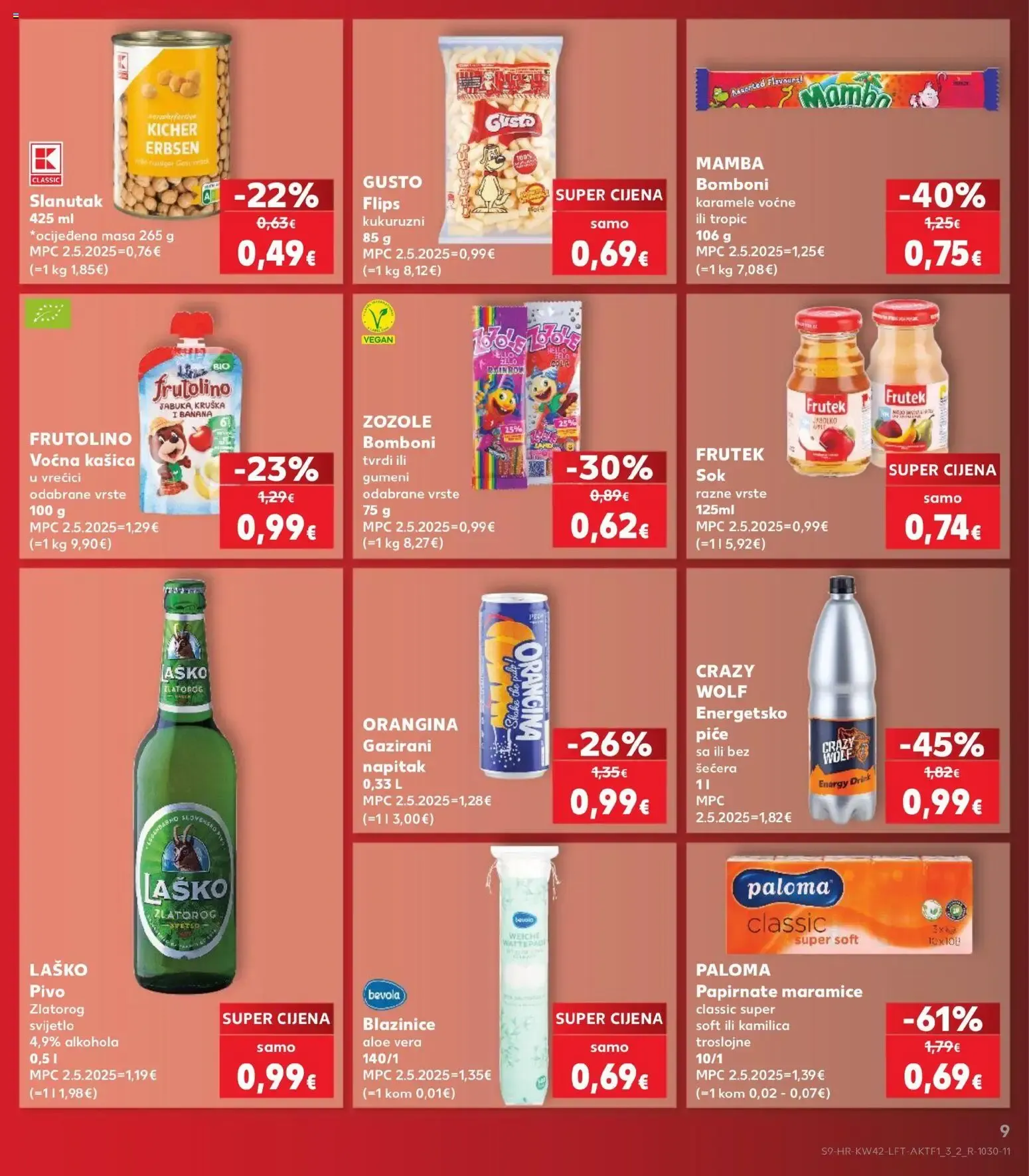 Katalog Kaufland Katalog novi od 14.10.2026 na listanje > letak digitalni od 14. listopada do 20. listopada 2026. - Pregled Stranica 9