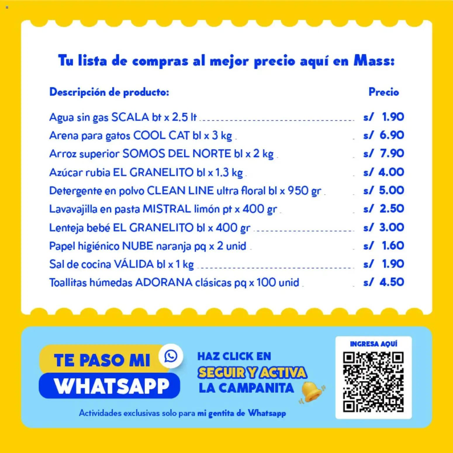 Catalogo de Catálogo Mass - Precio bajo y alta calidad online del 01/06/2026 1 de junio al 12 de julio 2026 - Pag 7