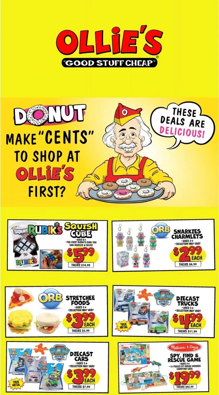 Weekly promotion Ollie's Good Stuff Cheap spanning from July 22 to July 28 2026 - Page 1 for Catalogue 365