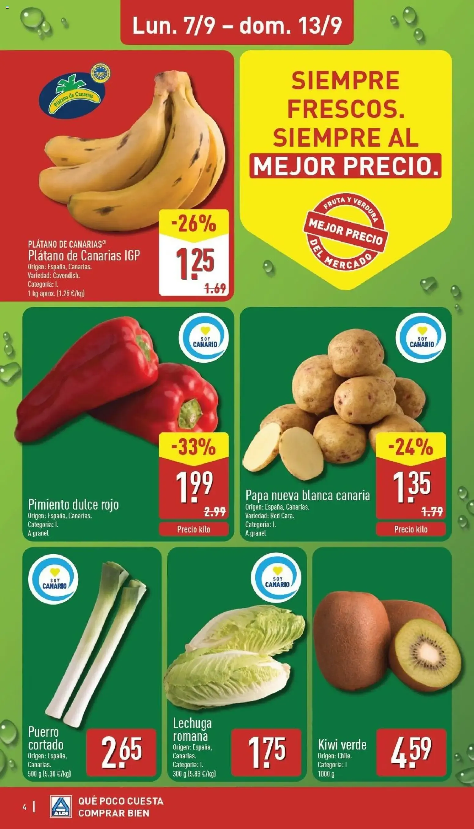 Catálogo de Aldi folleto Canarias del 07/09/2026 | Catálogo 7 de septiembre al 13 de septiembre 2026 - Página 4