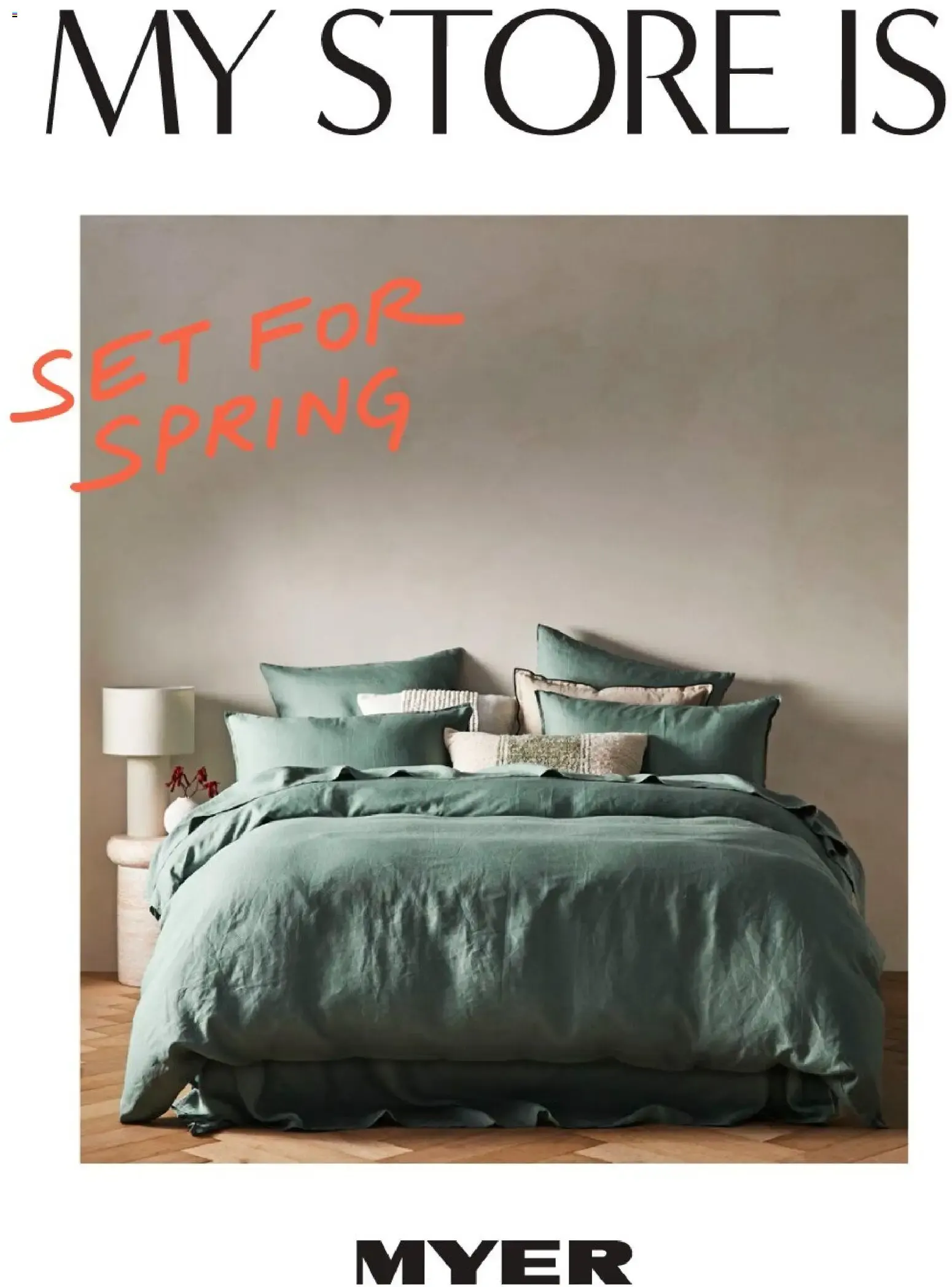 Myer - Set For Spring - Catalogue valid from 1 August to 31 August 2026 - page 1