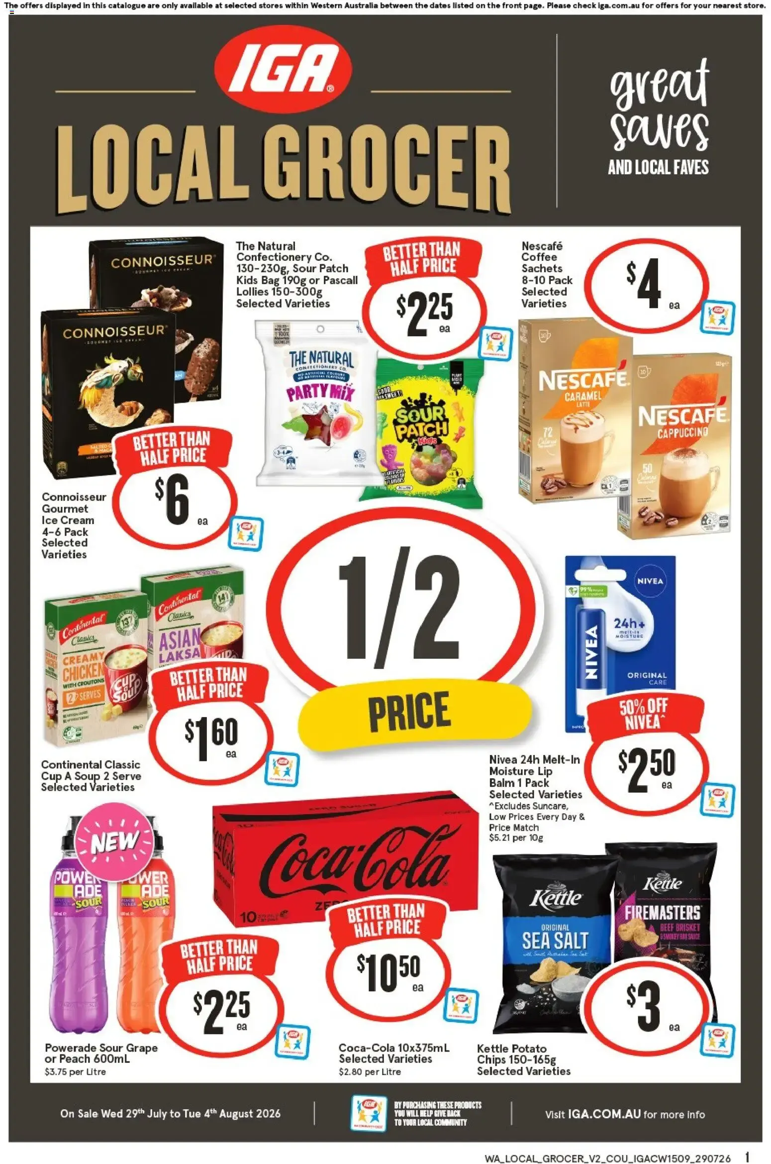 IGA Local Grocer - Catalogue valid from 29 July to 4 August 2026 - page 1