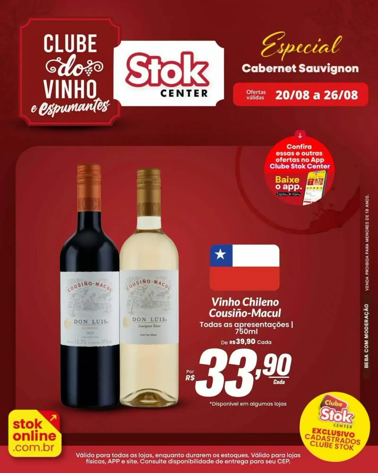 Encarte de Stok Center - Clube do Vinho e Espumantes: Especial Cabernet Sauvignon 20 de agosto até 26 de agosto 2026 - Pagina 3
