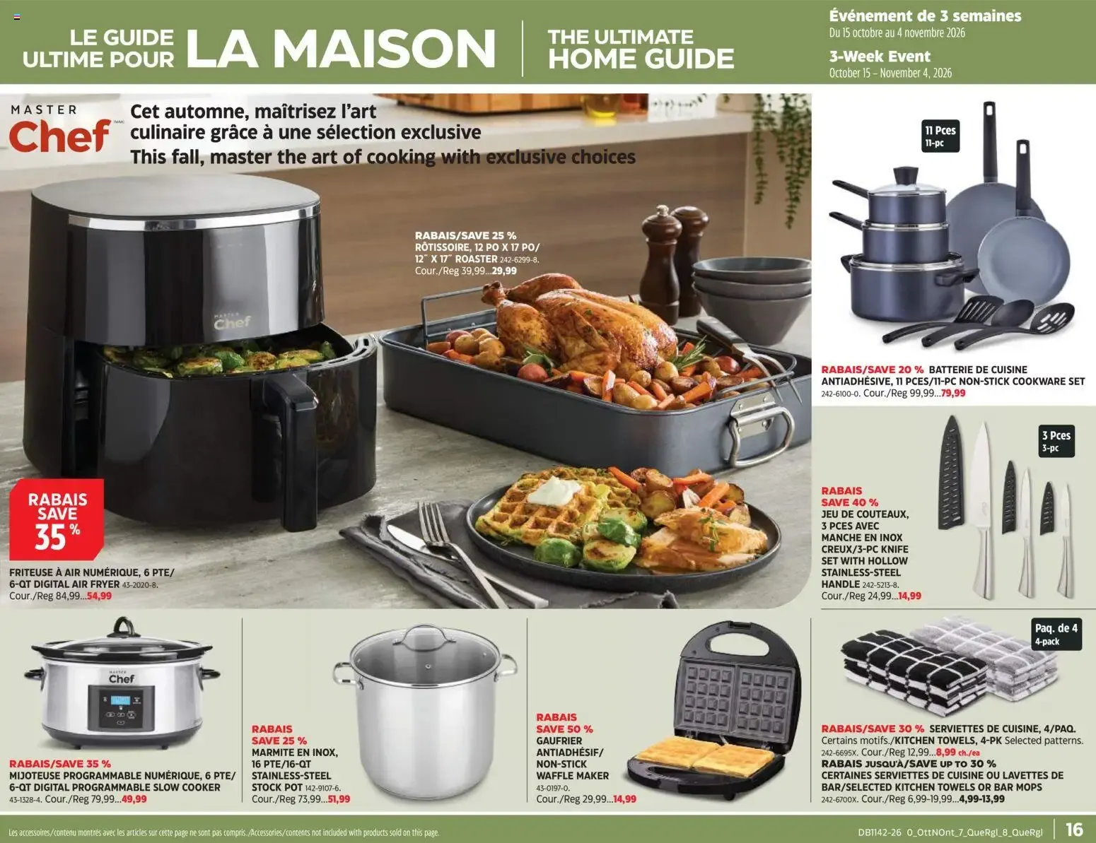 Canadian Tire circulaire - Le guide ultime pour la maison from Oct 15, 2026 > weekly specials & deals from October 15 to November 4 2026 - flyer page 17