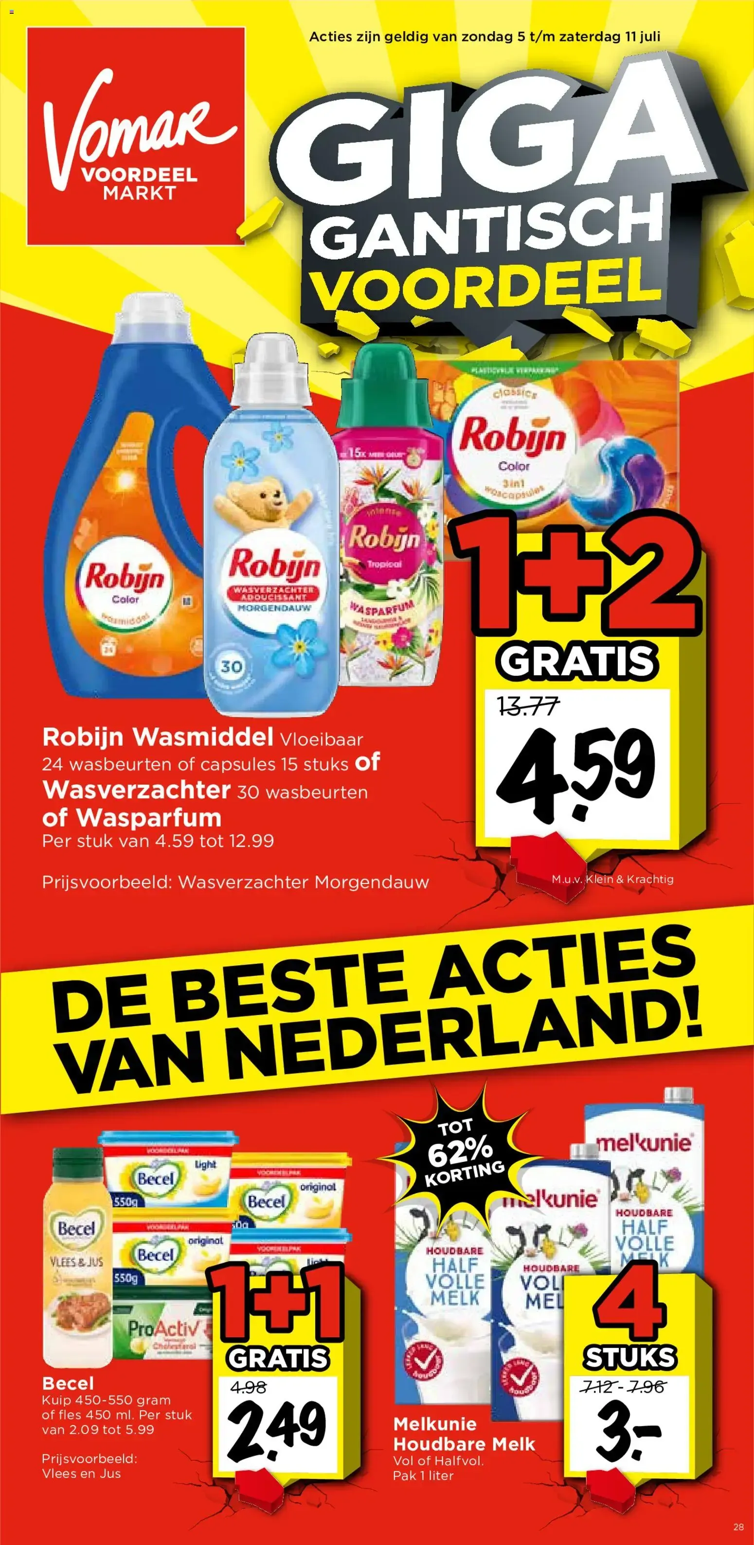 Vomar folder vanaf 05-07-2026 // volgende, deze week van 5 juli tot 11 juli 2026 - Folder pagina 1