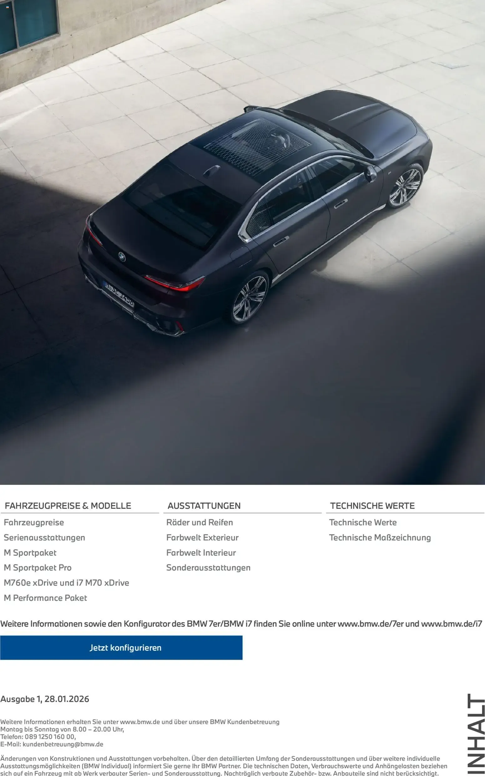 BMW 7 Limousine von 1. März bis 24. Februar 2027 - Prospekt seite 2