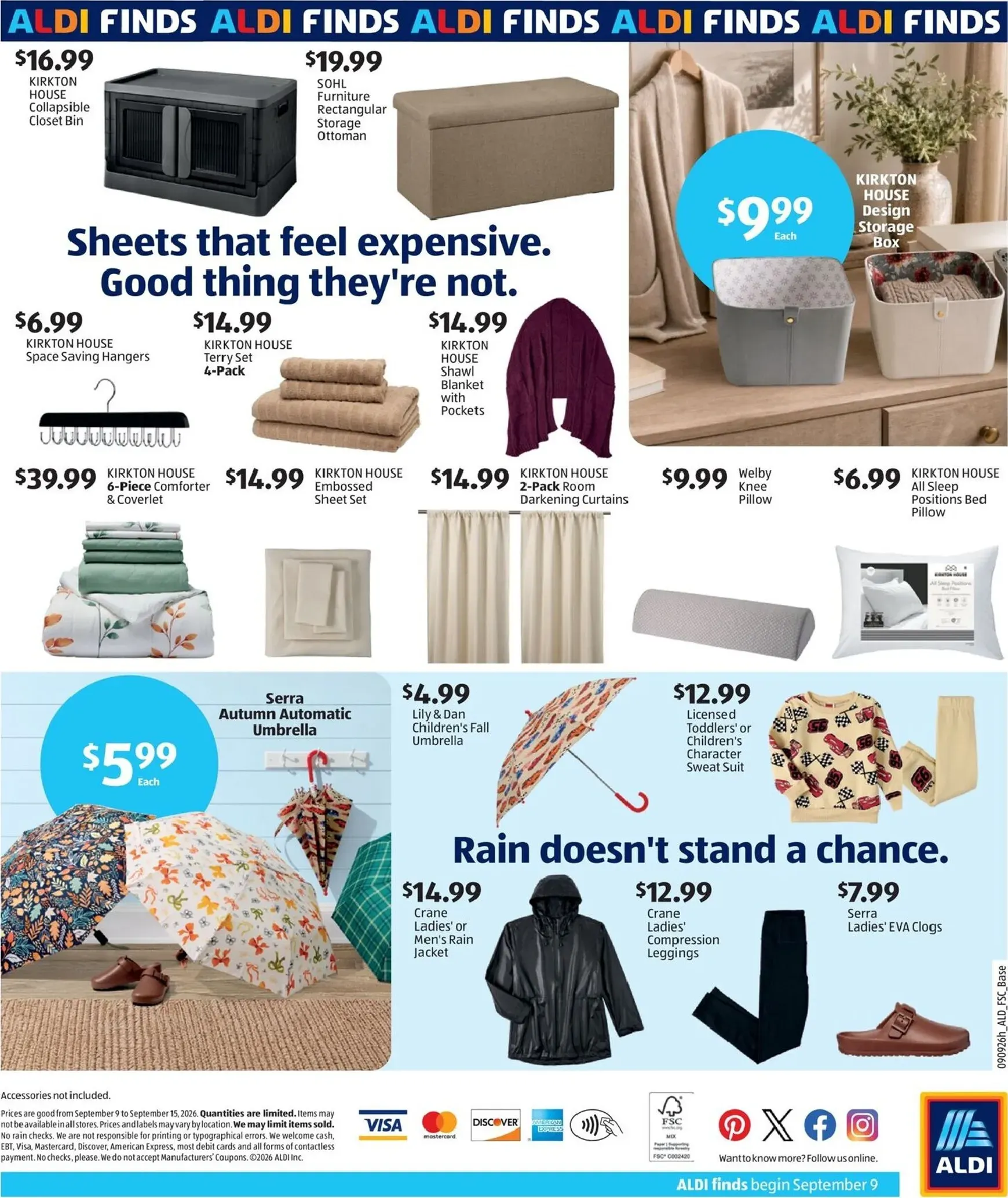 Weekly promotion ALDI - Sneak Peek flyer for next week from Wednesday 09/09/2026 to Tuesday 09/15/2026 spanning from September 9 to September 15 2026 - Page 2 for Catalogue 365