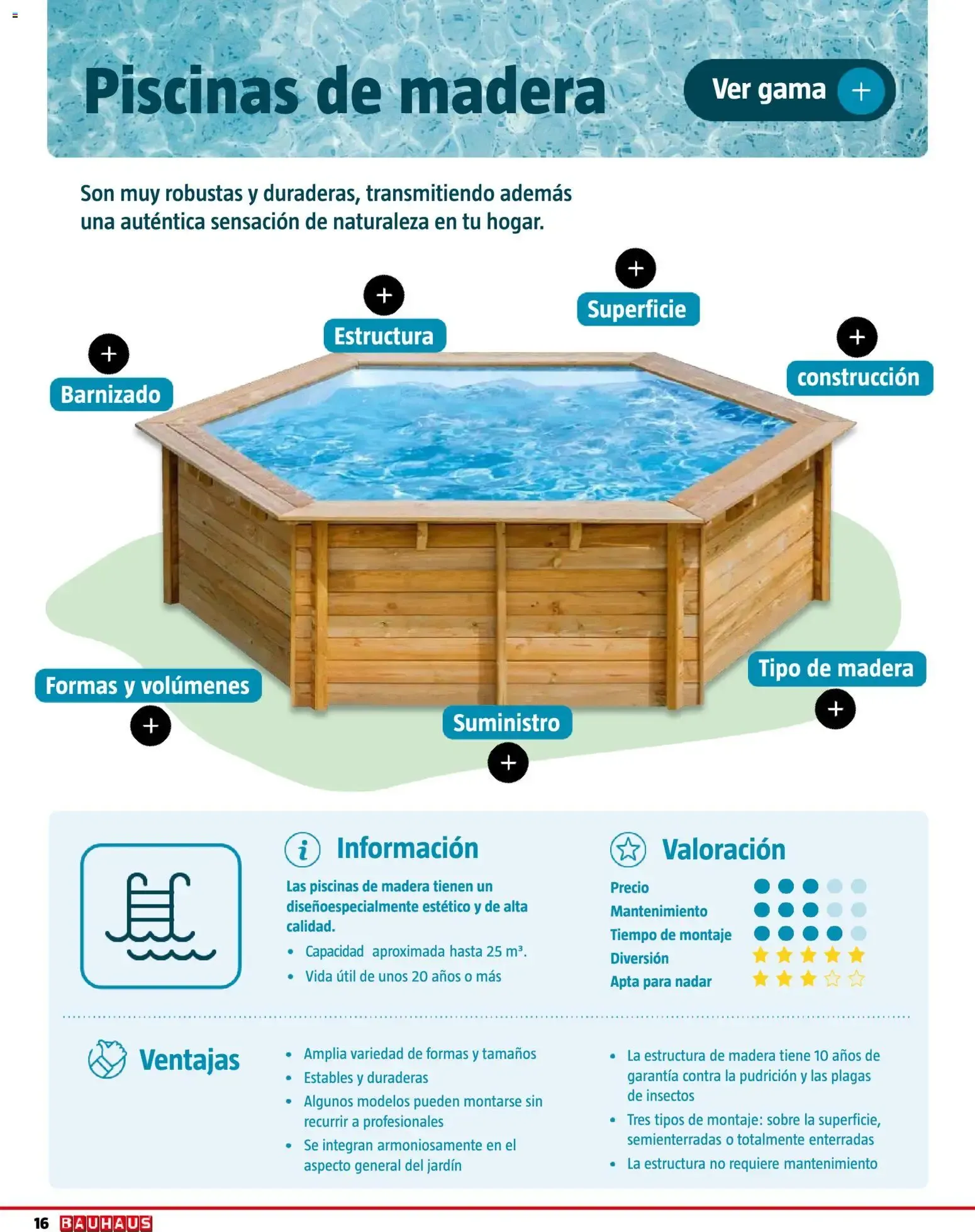 Catálogo de Bauhaus Piscinas, Spas, Limpieza y Mantenimiento 1 de junio al 5 de julio 2026 - Página 16